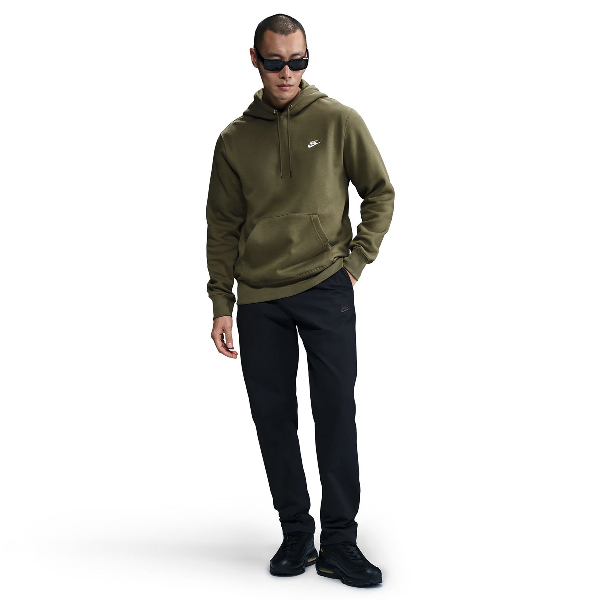 Nike Club Sweat à capuche Hommes - vert olive, vert olive
