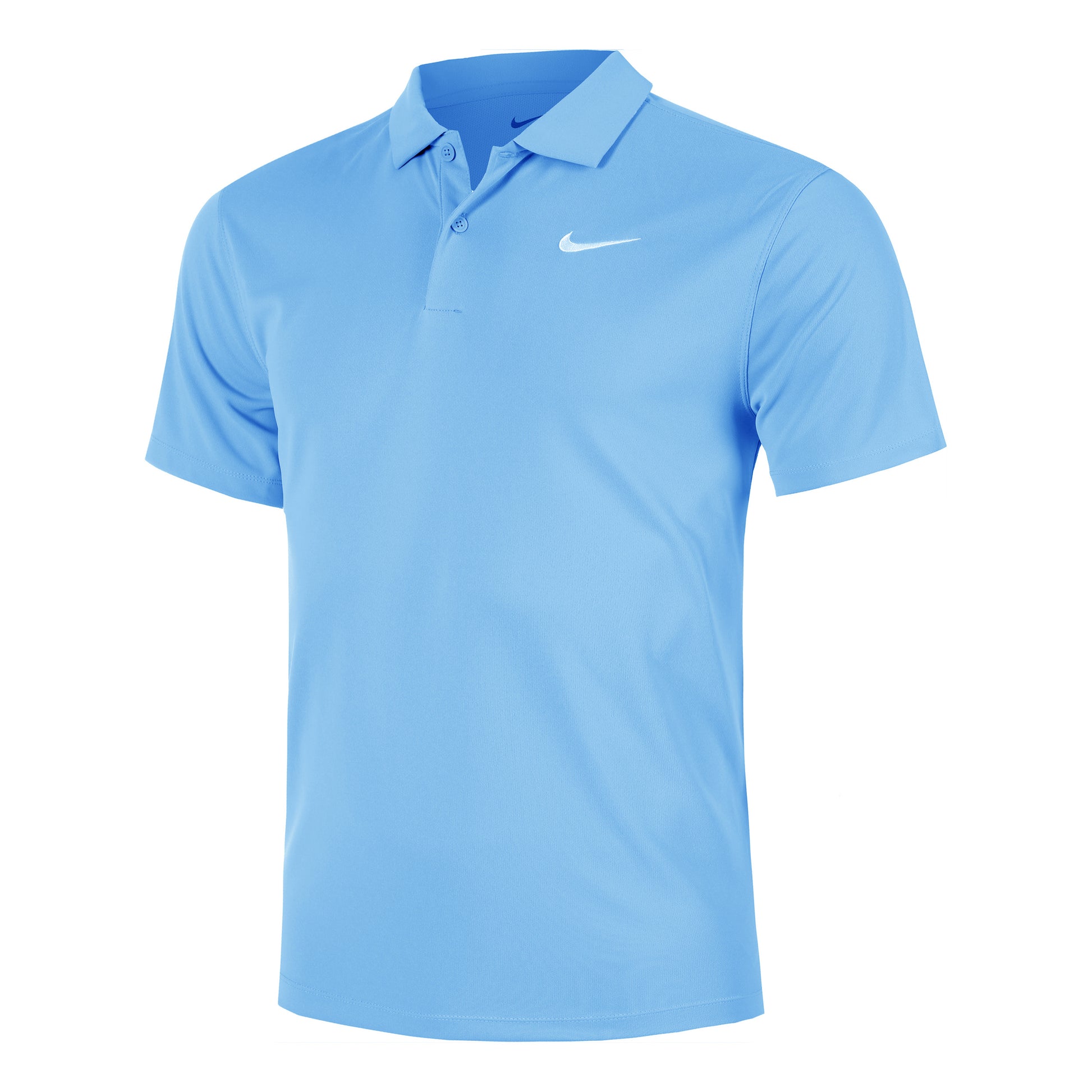 Nike Dri-Fit Victory Court Solid Polo Heren - blauw