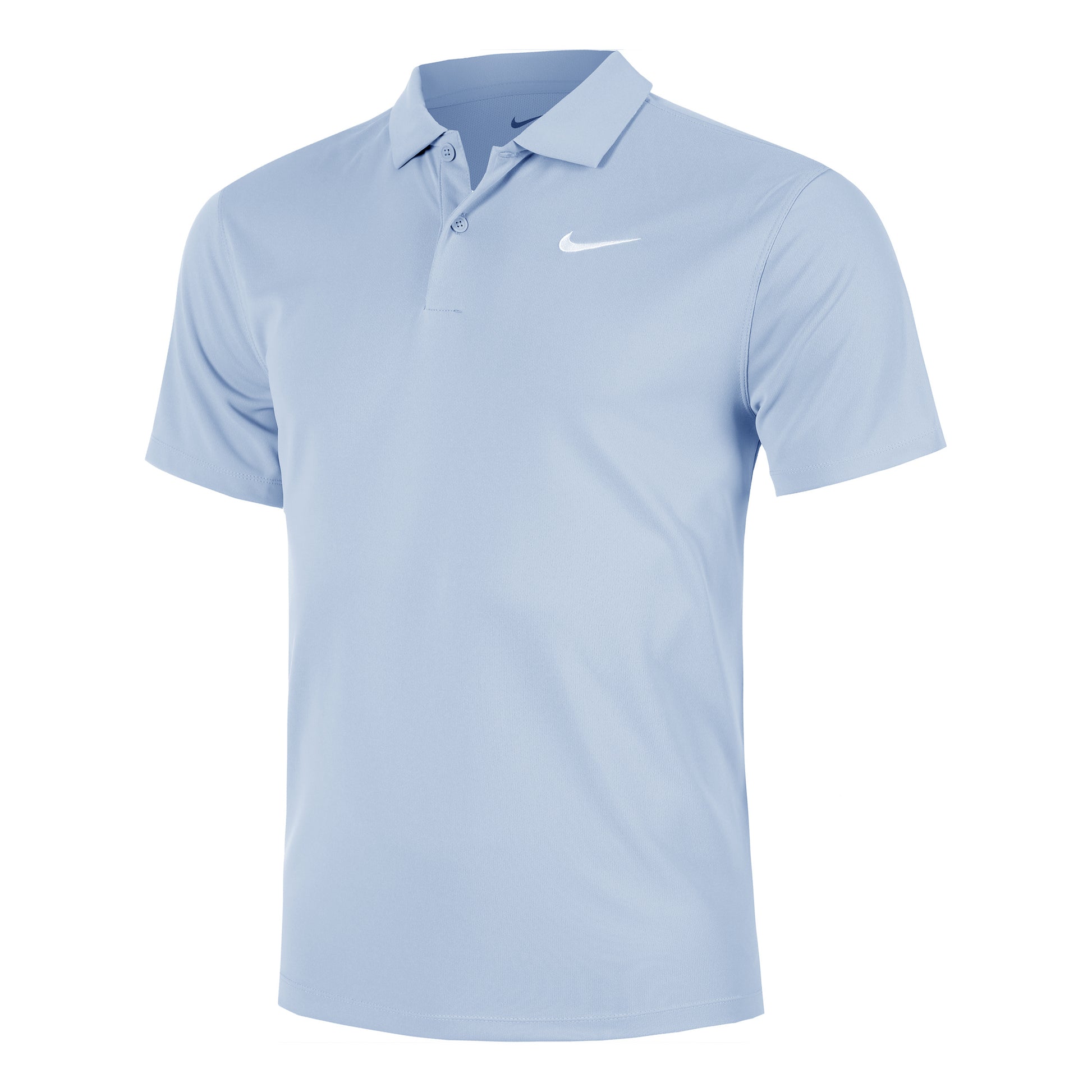 Nike Dri-Fit Victory Court Solid Polo Heren - grijs