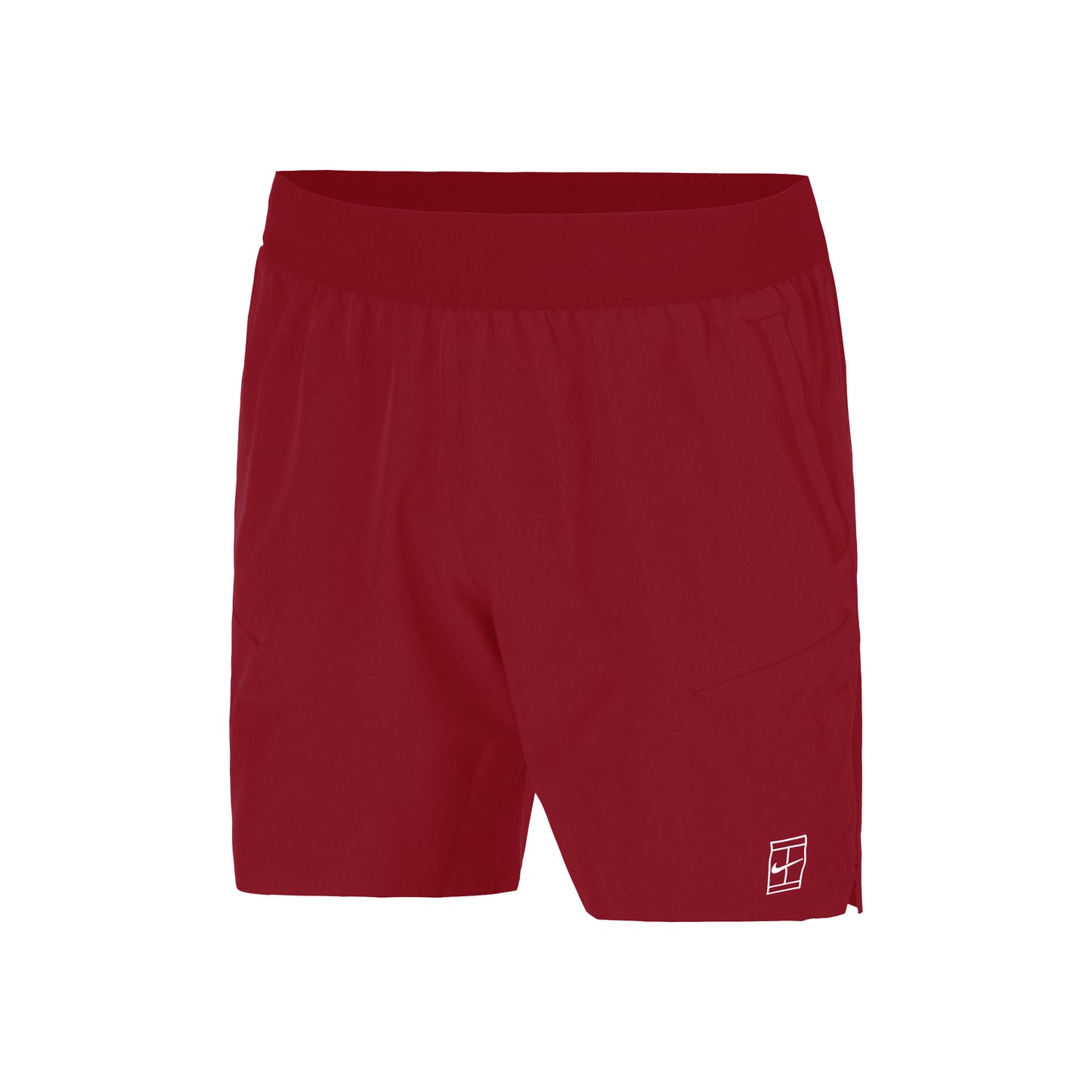 Nike Court Dri-FIT Advantage 6in Shorts Heren - rood, wit