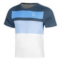 Court Dri-FIT Advantage Print T-shirt Hommes - bleu foncé, blanc