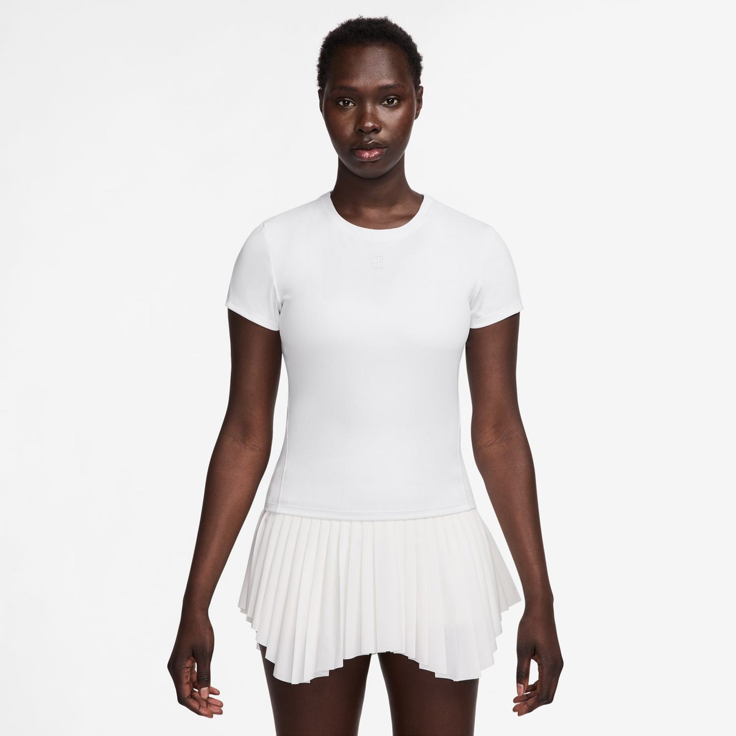 Nike Court Dri-Fit Advantage T-shirt Dames-Wit,Wit