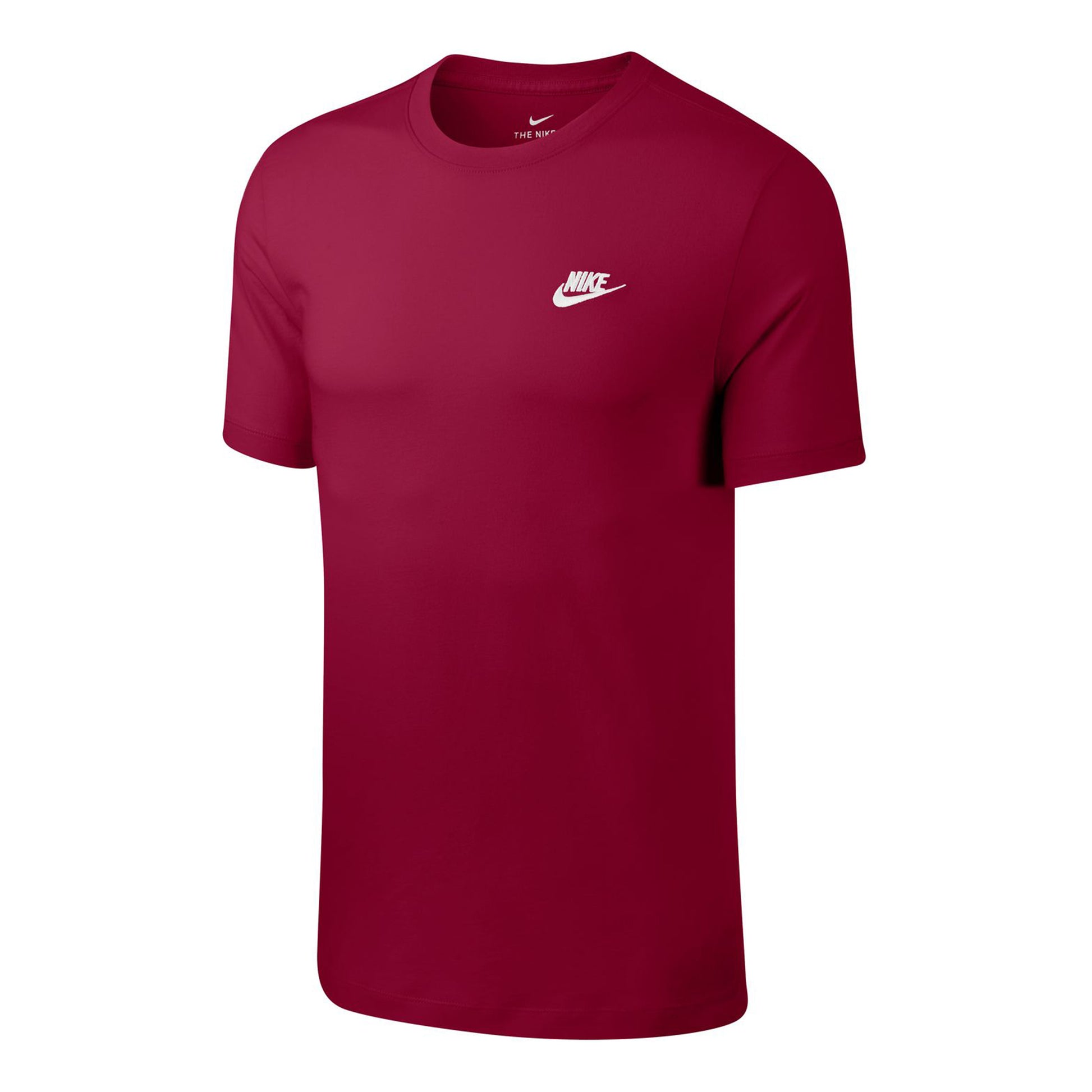 Nike Sportswear Club T-shirt Heren - rood, wit