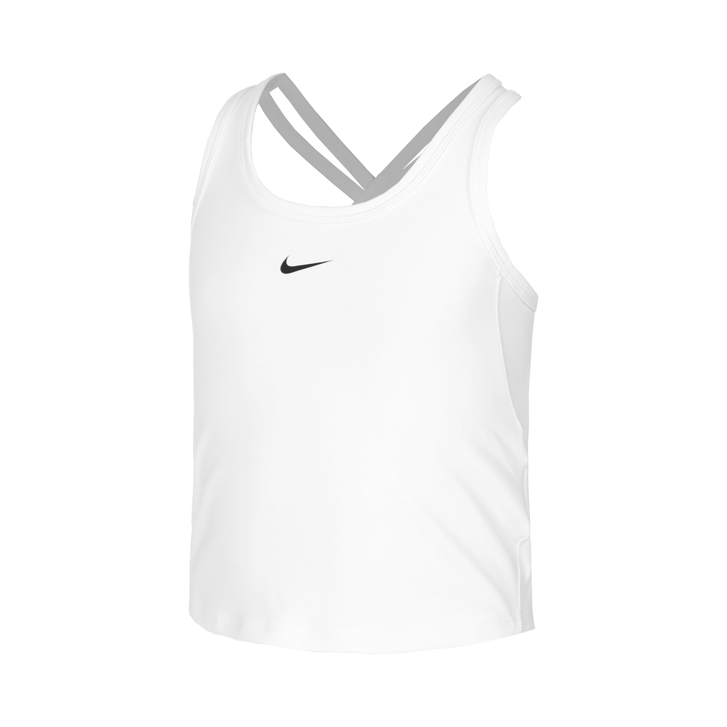 Nike Dri-FIT One Tanktop Meisjes - wit, zwart