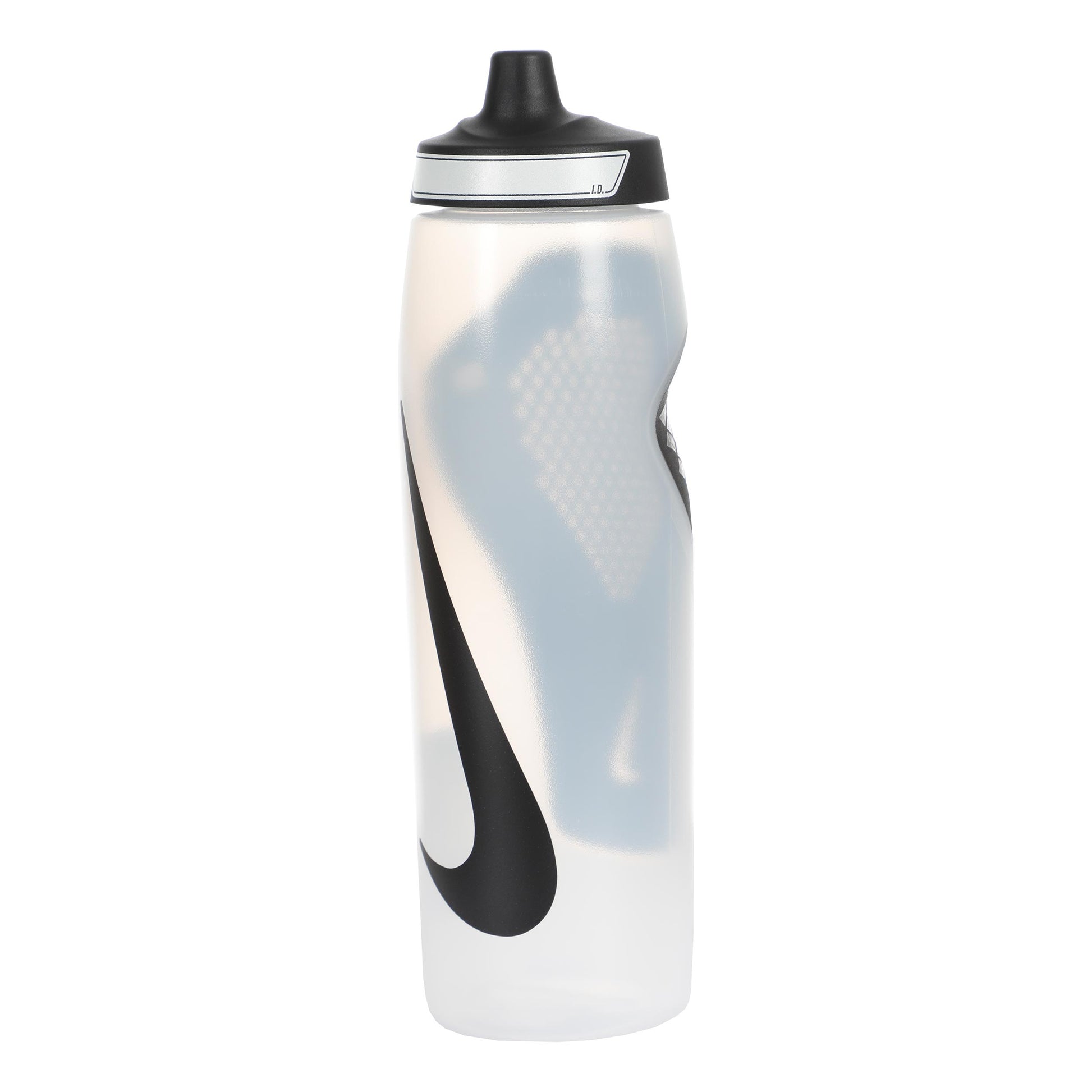 Nike Refuel Grip 946ml Gourde-Transparent, Noir