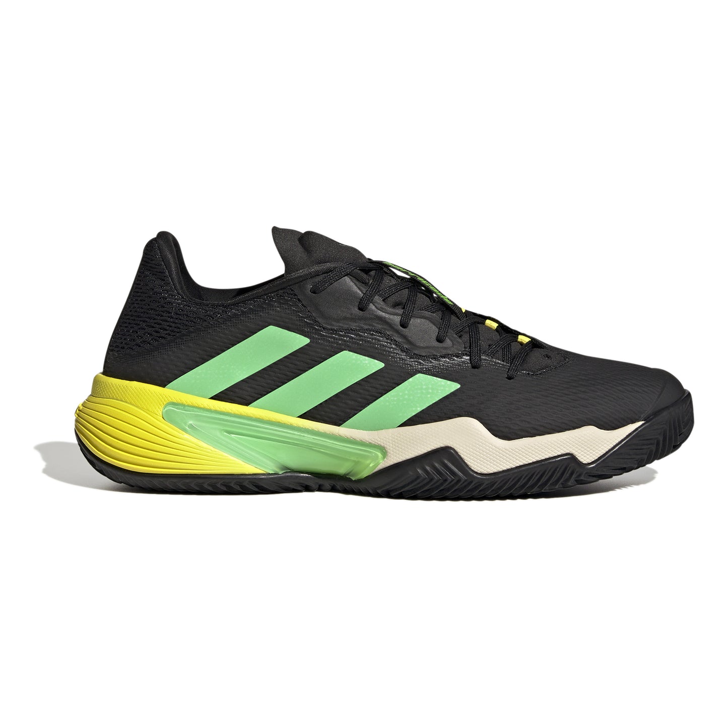 adidas Barricade Chaussure terre battue Hommes - noir, vert