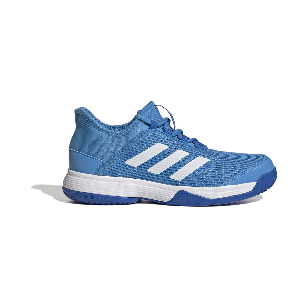 adidas Adizero Club Allcourt schoen Kinderen - blauw, wit