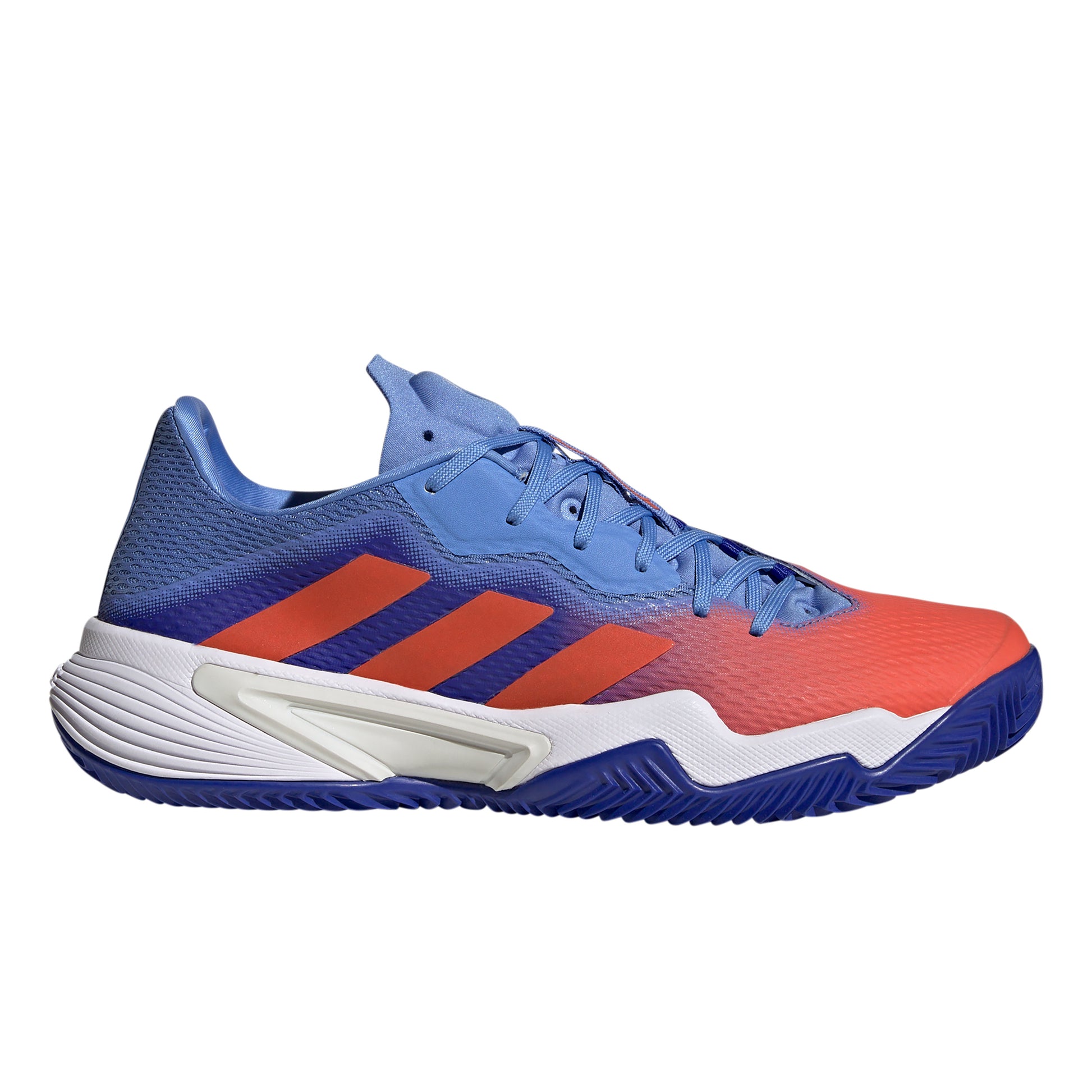 adidas Barricade Chaussure terre battue Hommes - bleu, orange
