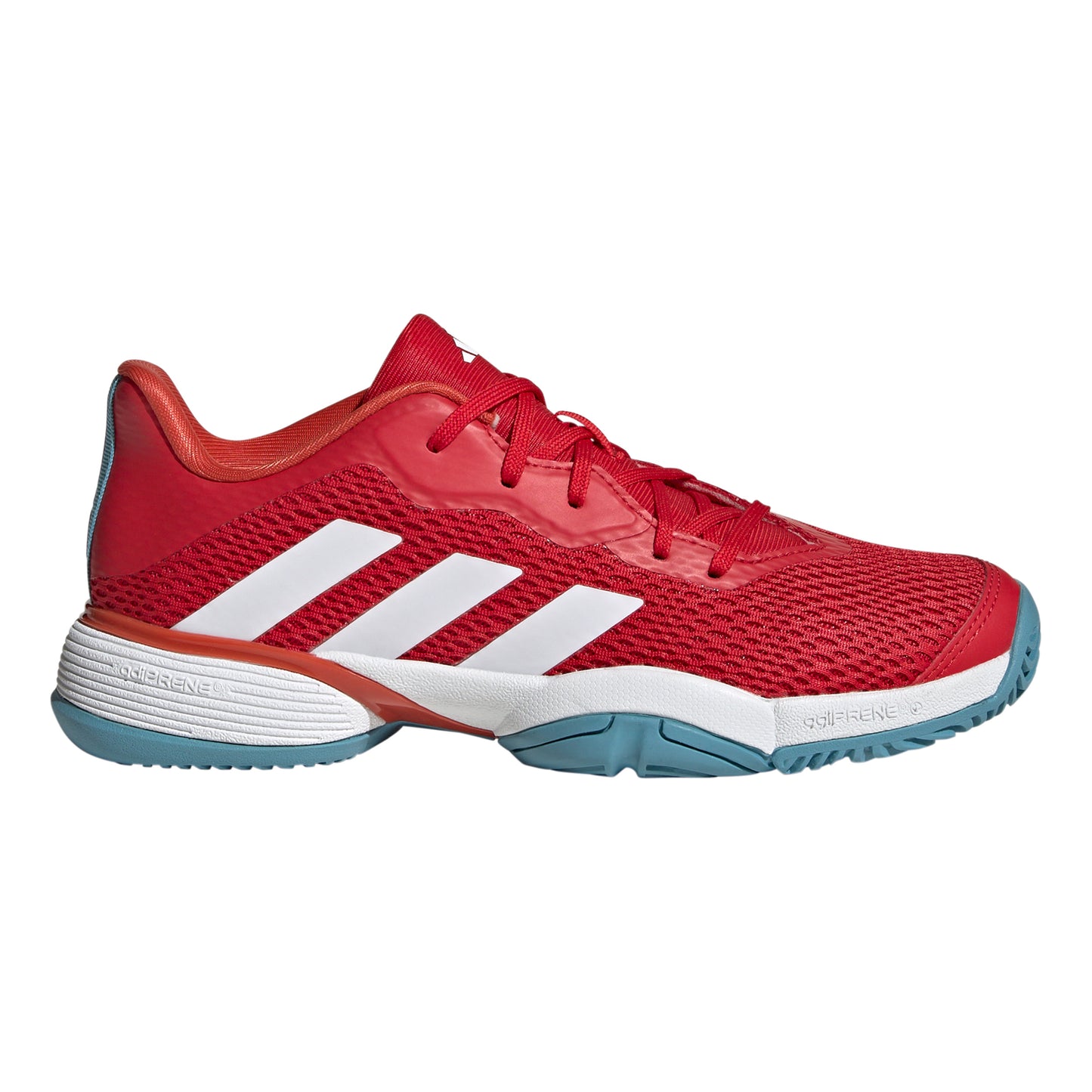 adidas Barricade Chaussures toutes surfaces Enfants - rouge, blanc