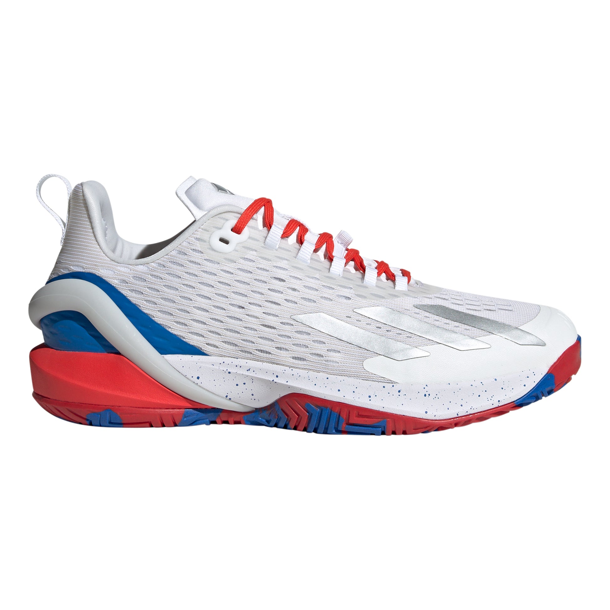 adidas Adizero Cybersonic Chaussures toutes surfaces Hommes - blanc, rouge