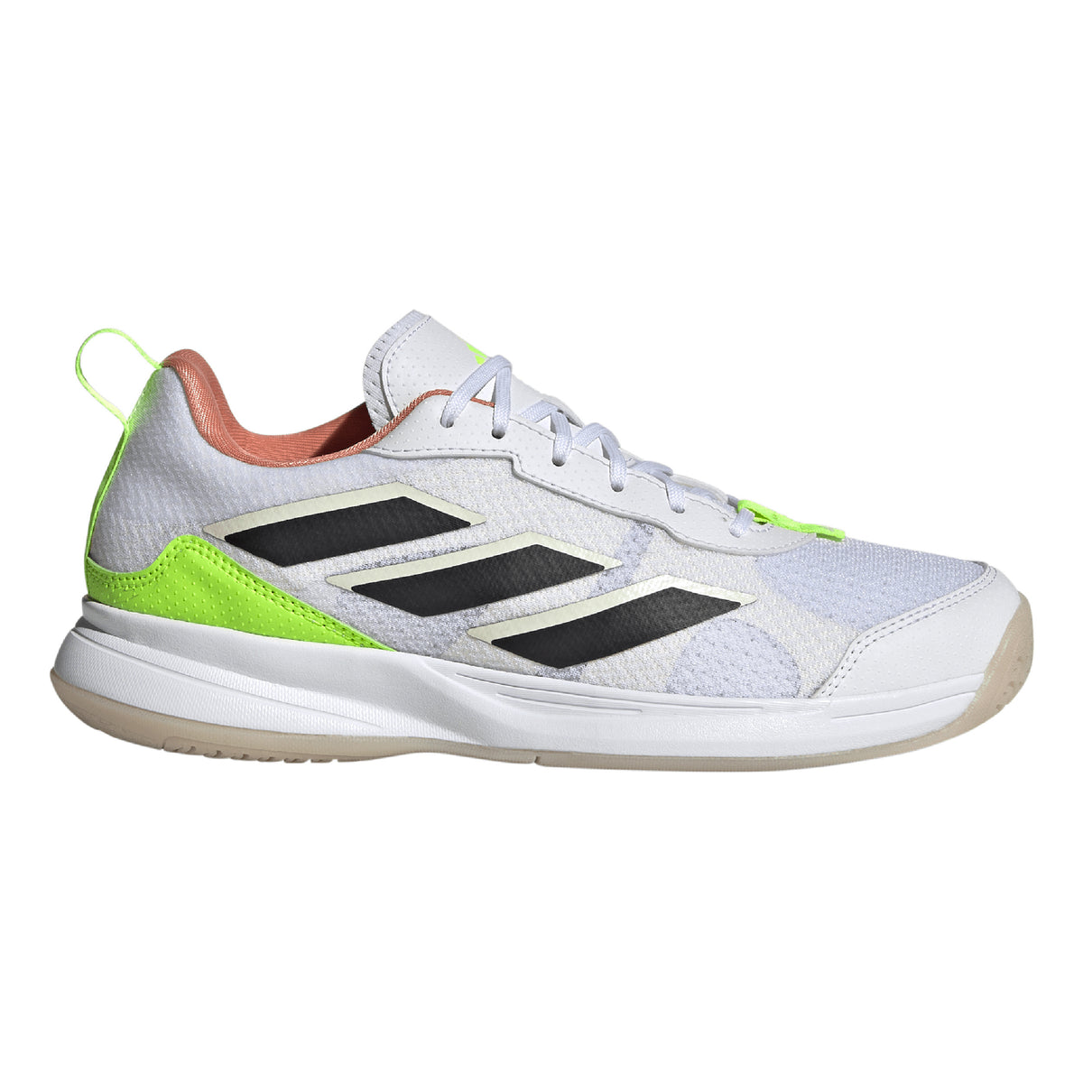 adidas Avaflash Chaussures toutes surfaces Femmes - blanc, vert fluo