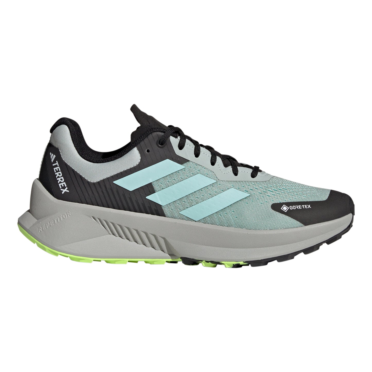 adidas Terrex Soulstride Flow GTX Chaussure trail Hommes - gris, jaune lemon
