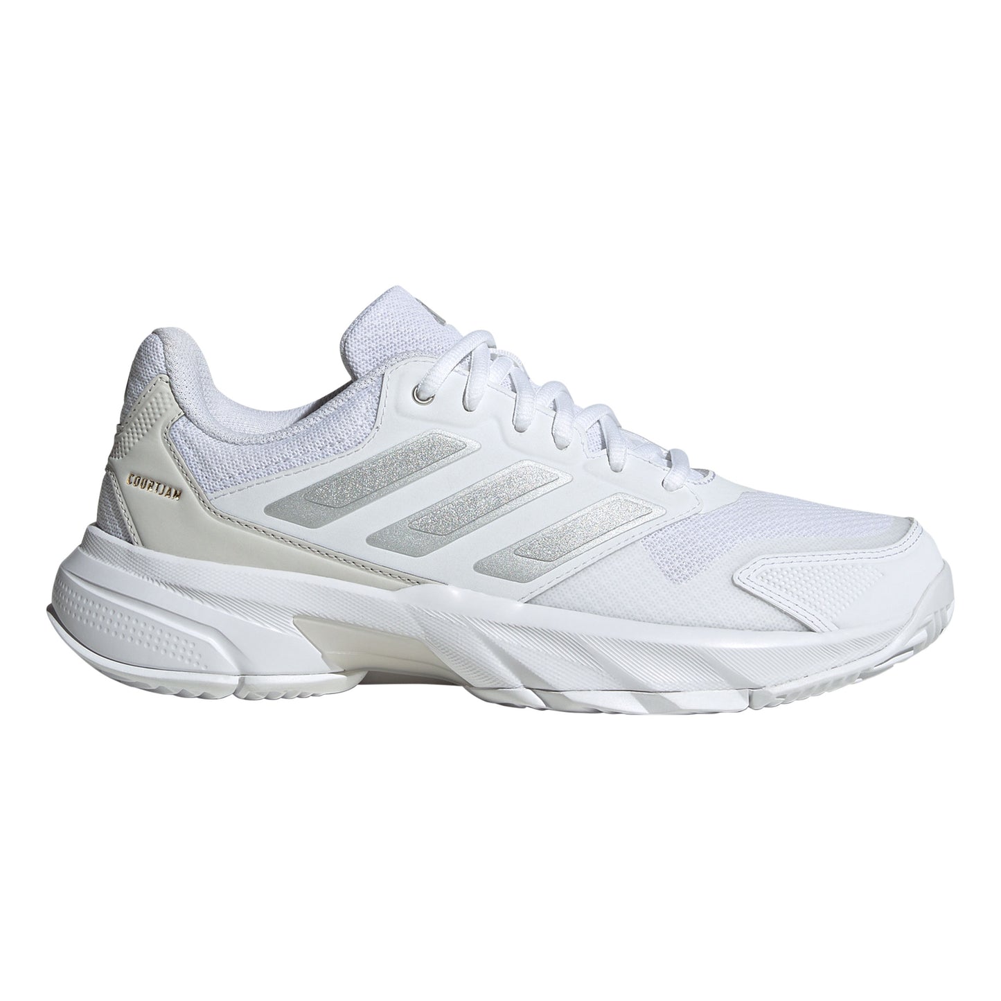 adidas CourtJam Control 3 Allcourt schoen Dames - wit, zilver