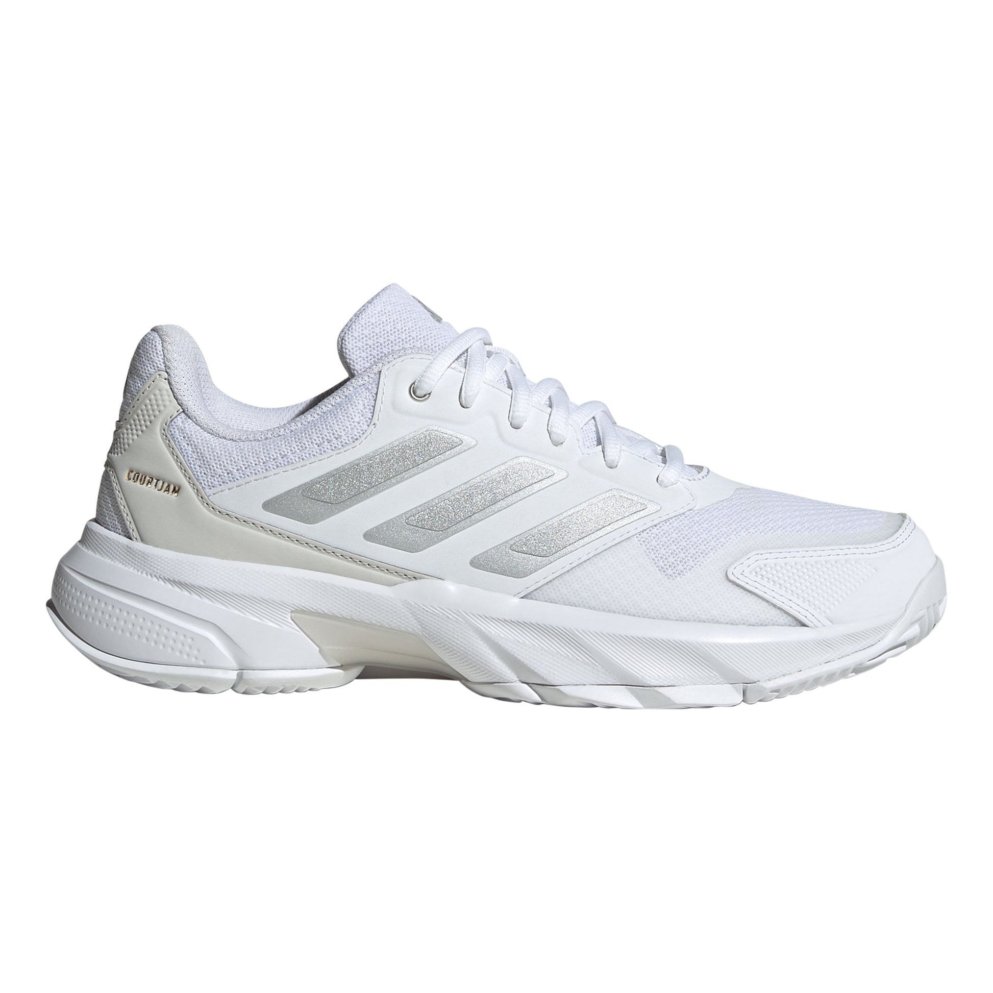 adidas CourtJam Control 3 Allcourt schoen Dames - wit, zilver