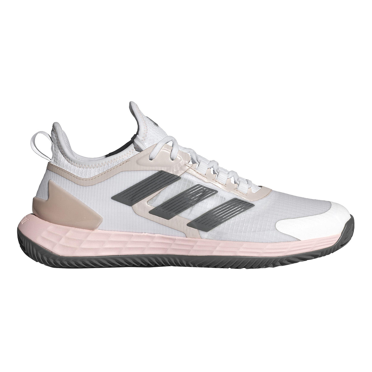 adidas adizero Ubersonic 4.1 Gravelschoen Dames - lichtgrijs, roze