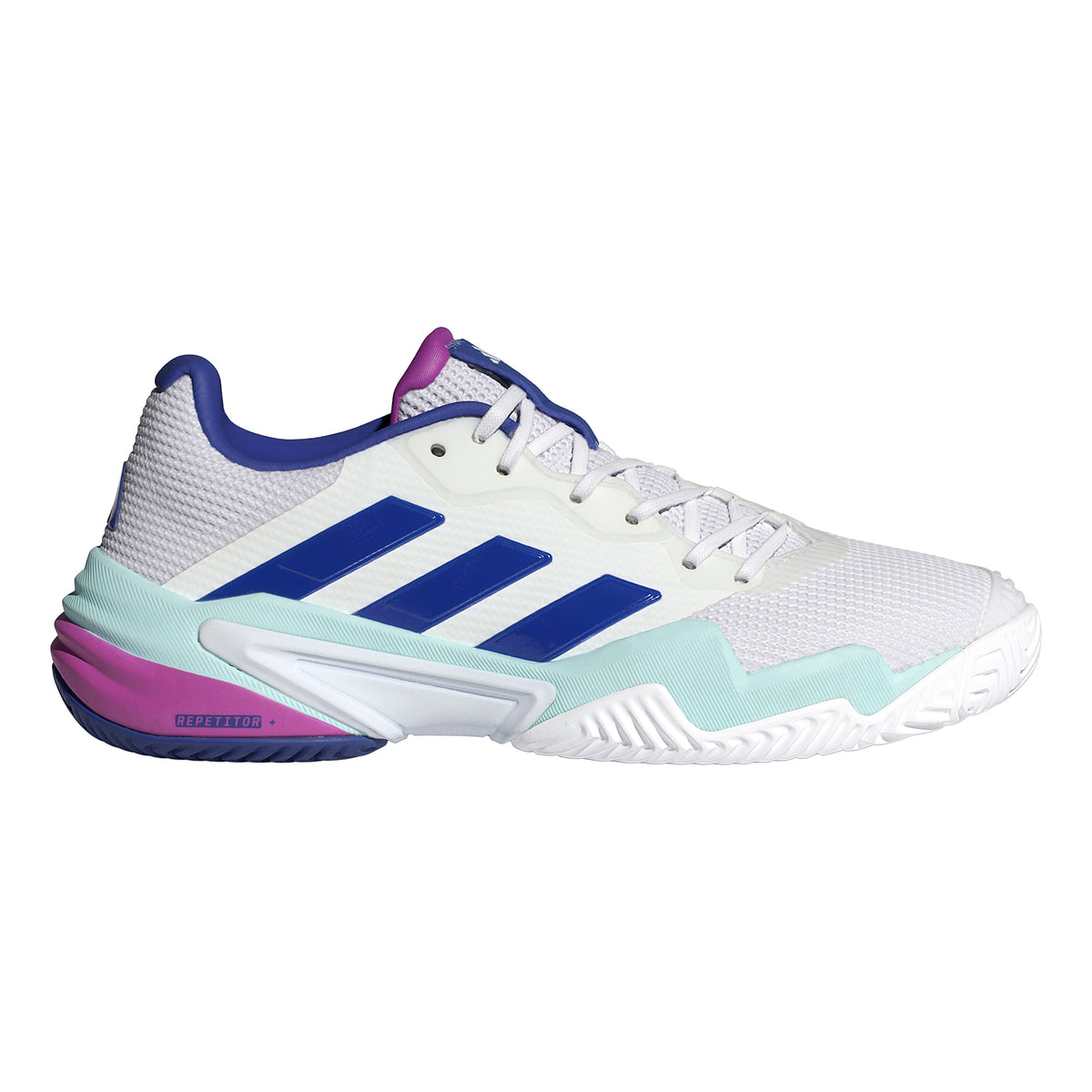 adidas Barricade Allcourt schoen Heren - wit, blauw