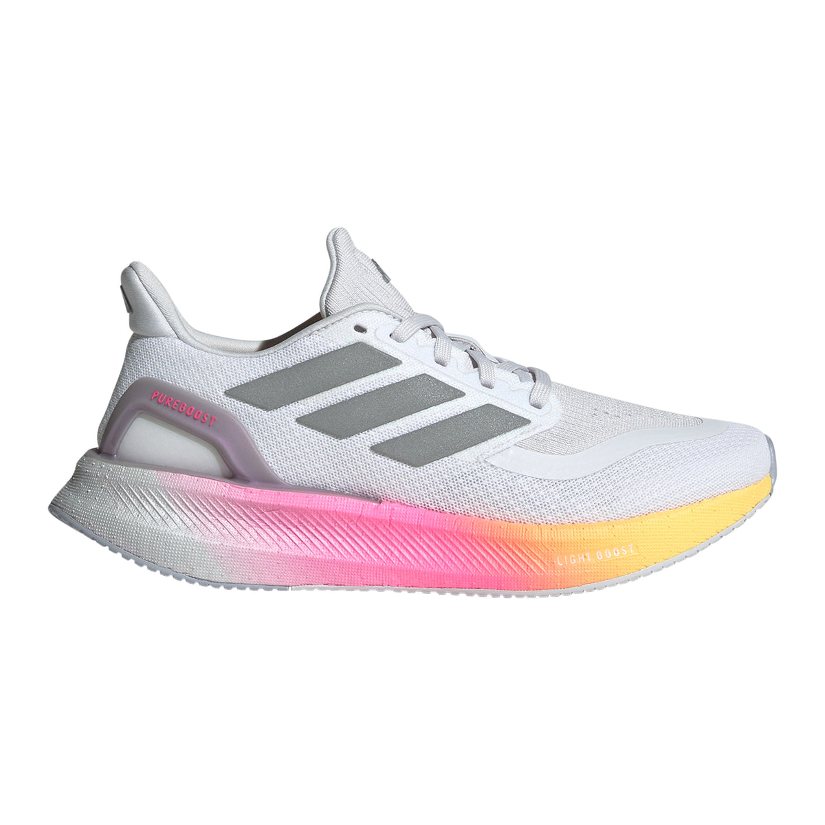 adidas Pureboost 5 Chaussure de running sans stabilisateurs Femmes - blanc, gris