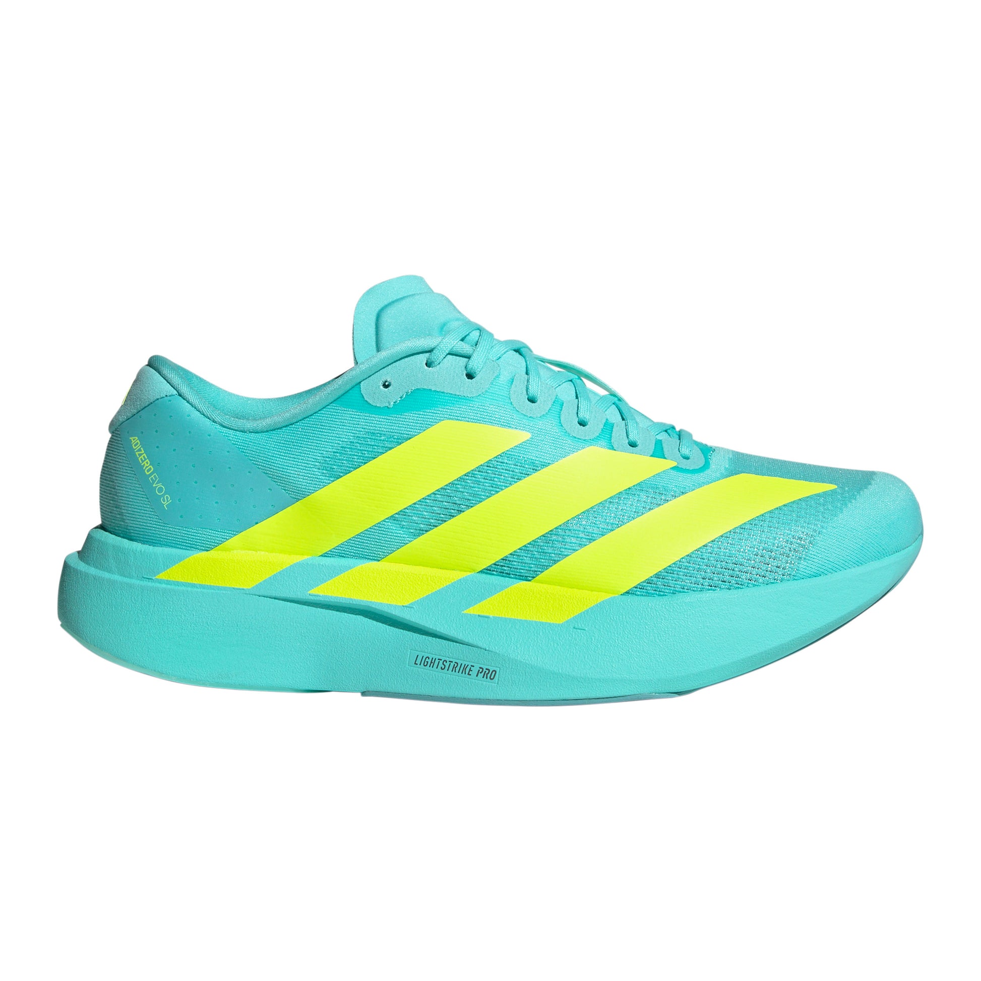 adidas adizero Evo SL Chaussure de compétition Hommes - menthe, jaunes fluo