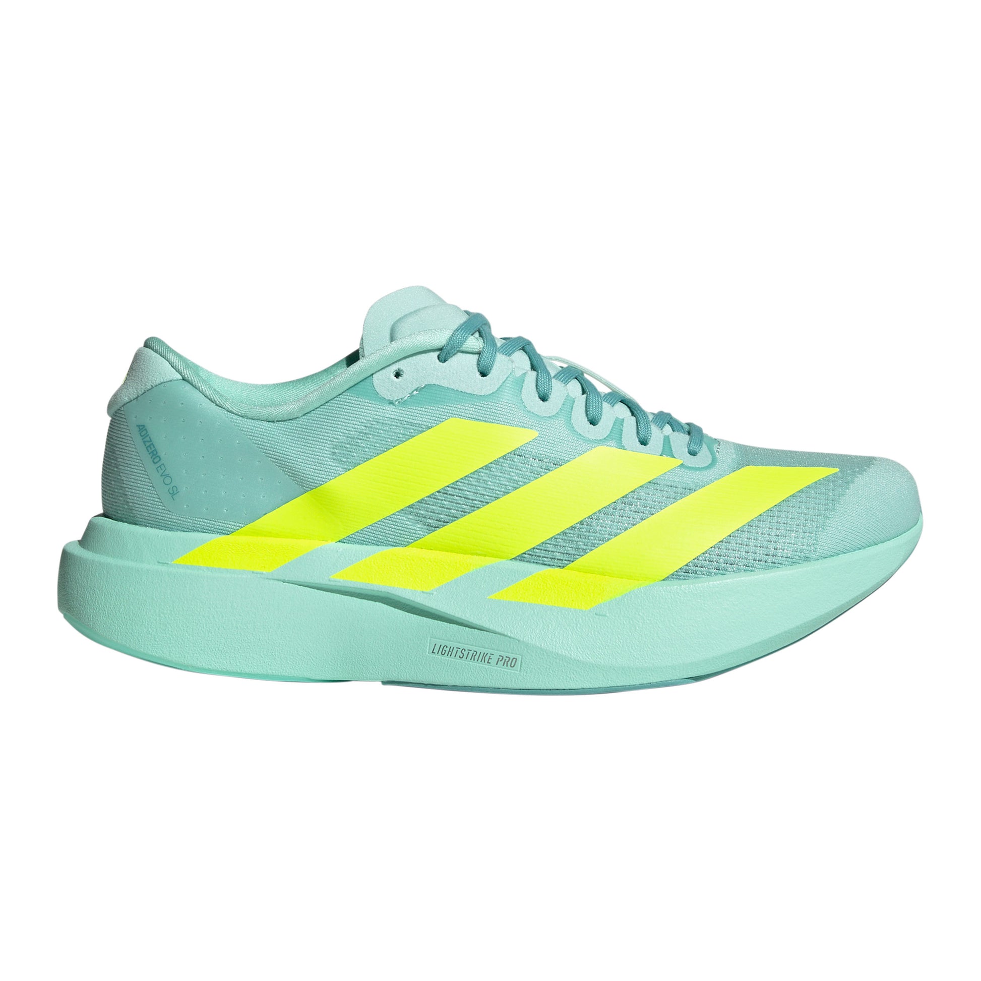 adidas adizero Evo SL Chaussure de compétition Femmes - menthe, jaunes fluo