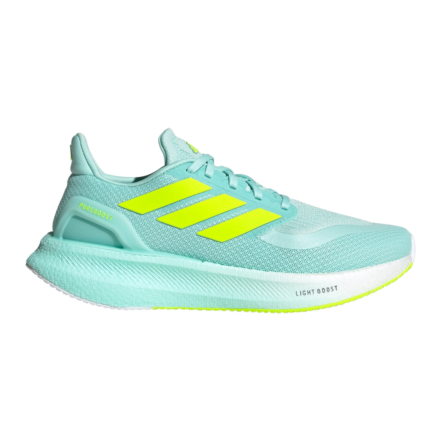 adidas Pureboost 5 Neutrale schoen Dames - mint, neongeel
