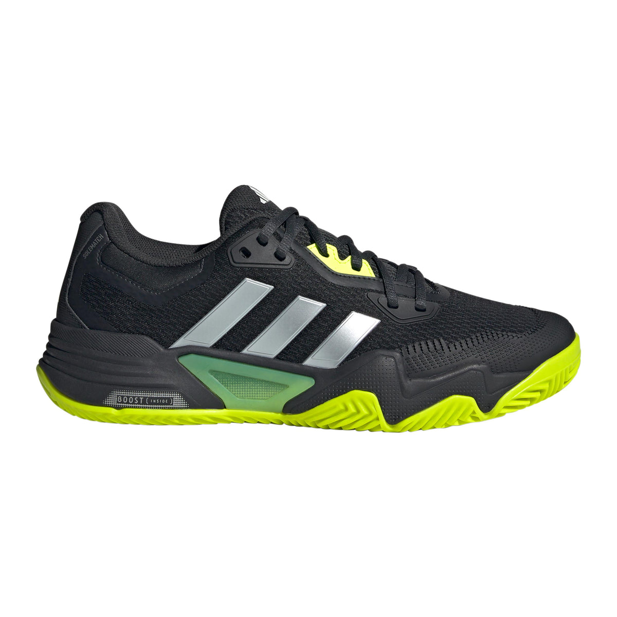 adidas Solematch Control 2 Chaussure terre battue Hommes - noir, jaune lemon
