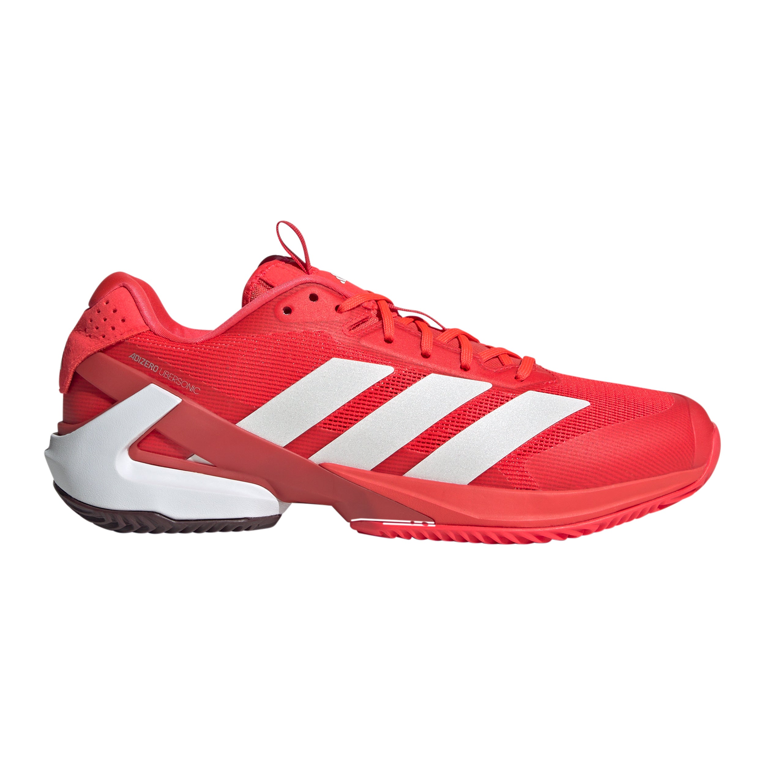 adidas adizero Ubersonic 5 Gravelschoen Heren - rood, wit