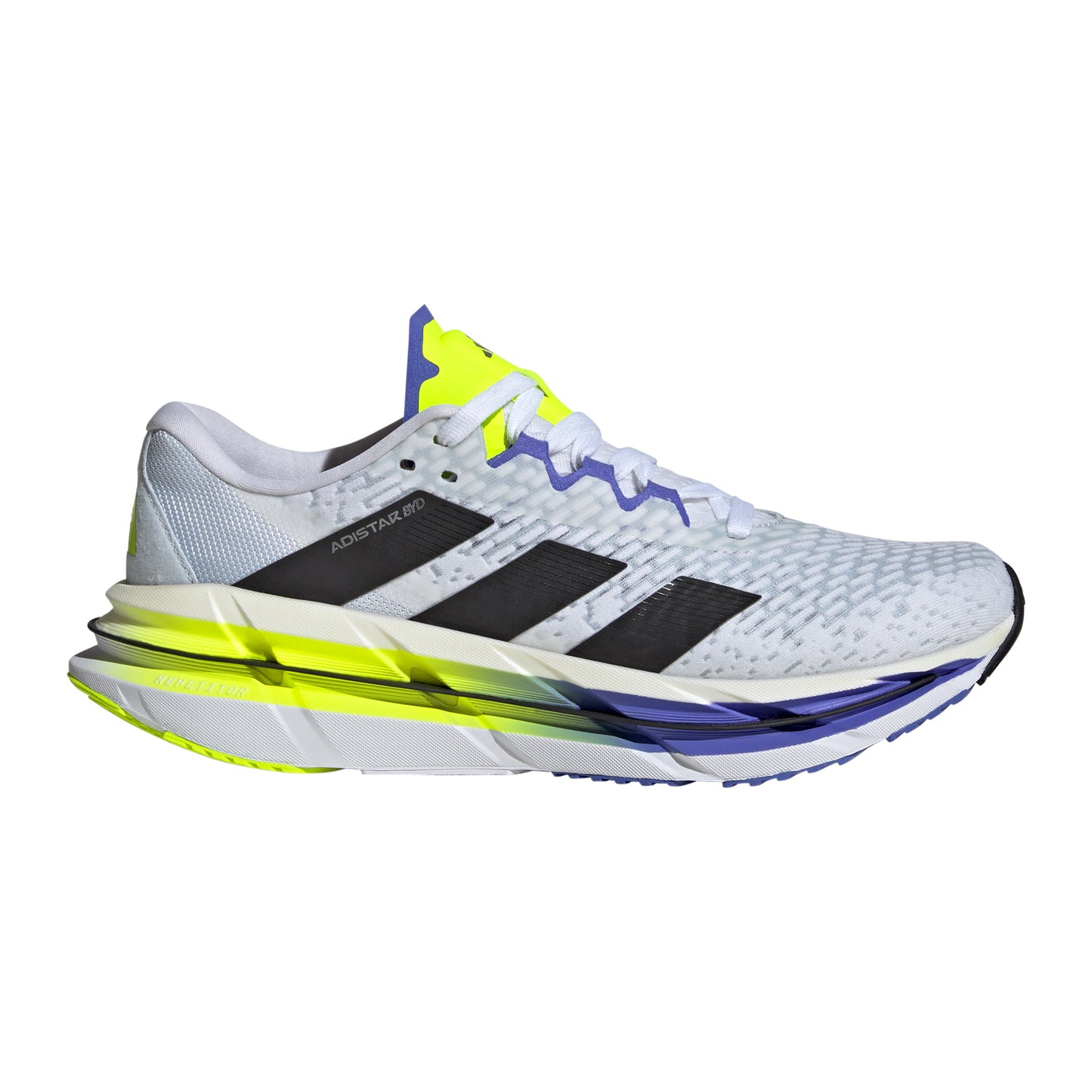 adidas Adistar BYD Stabiliteitsschoen Heren - wit, zwart