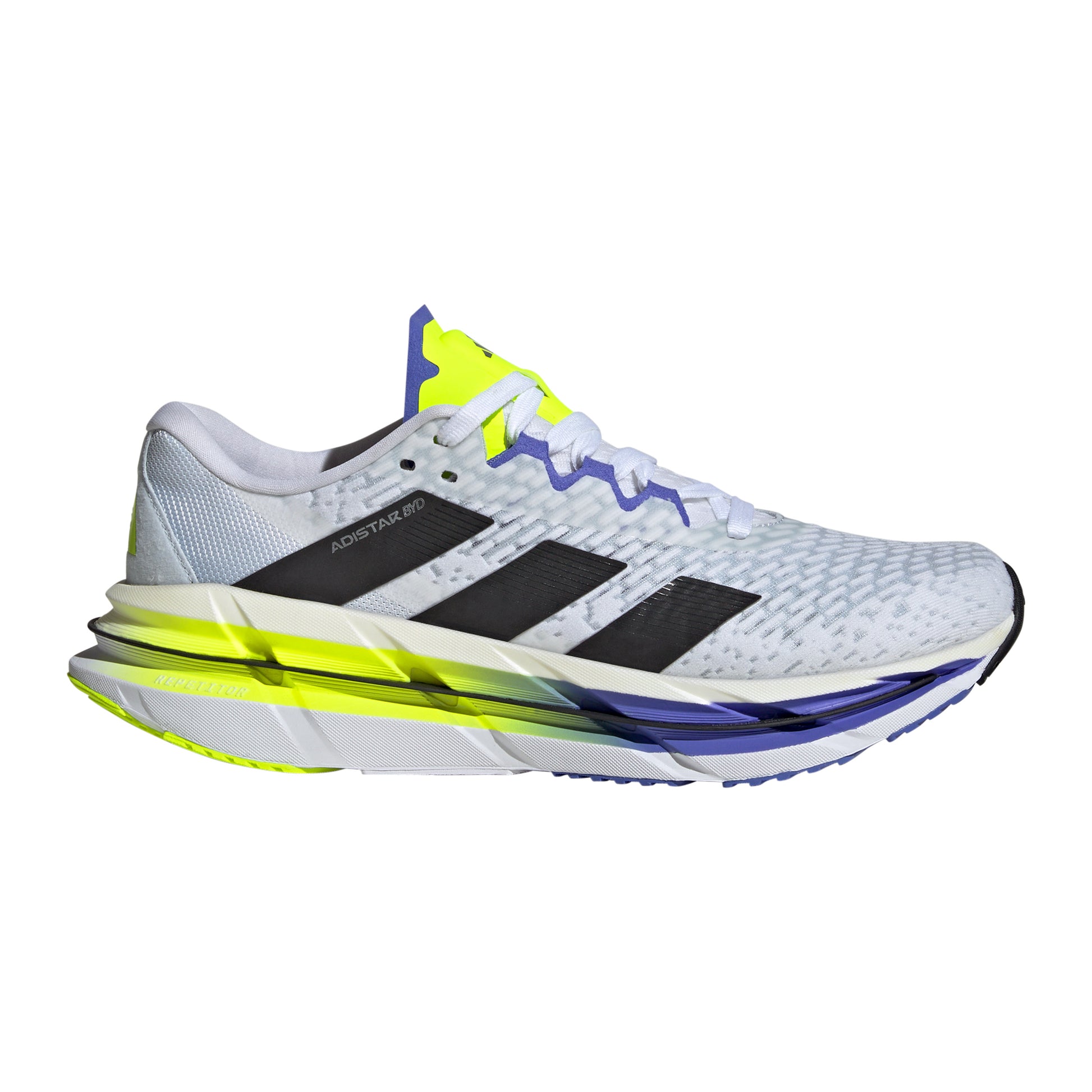 adidas Adistar BYD Stabiliteitsschoen Heren - wit, zwart
