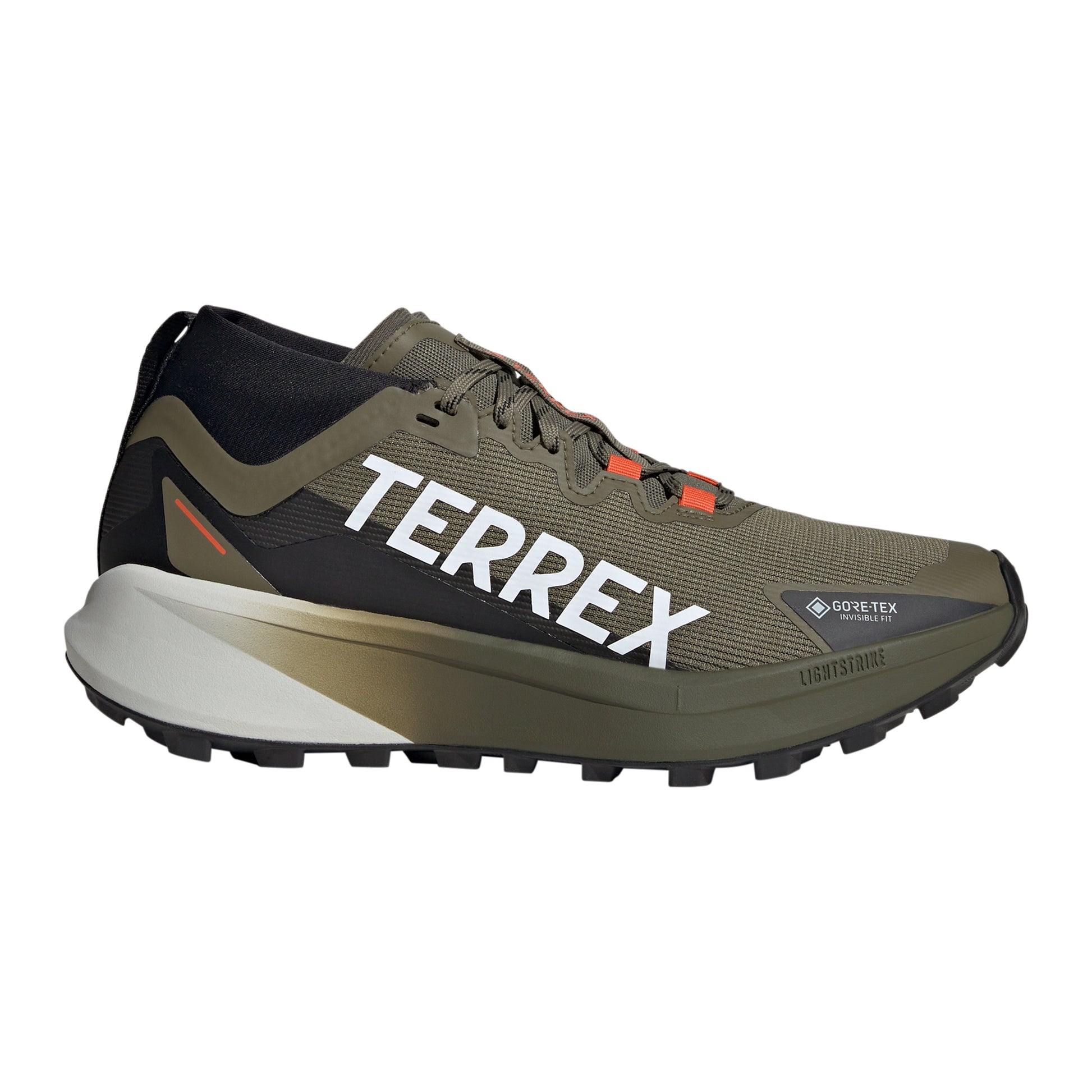 adidas Terrex Agravic GTX Trailschoen Heren - olijf, zwart