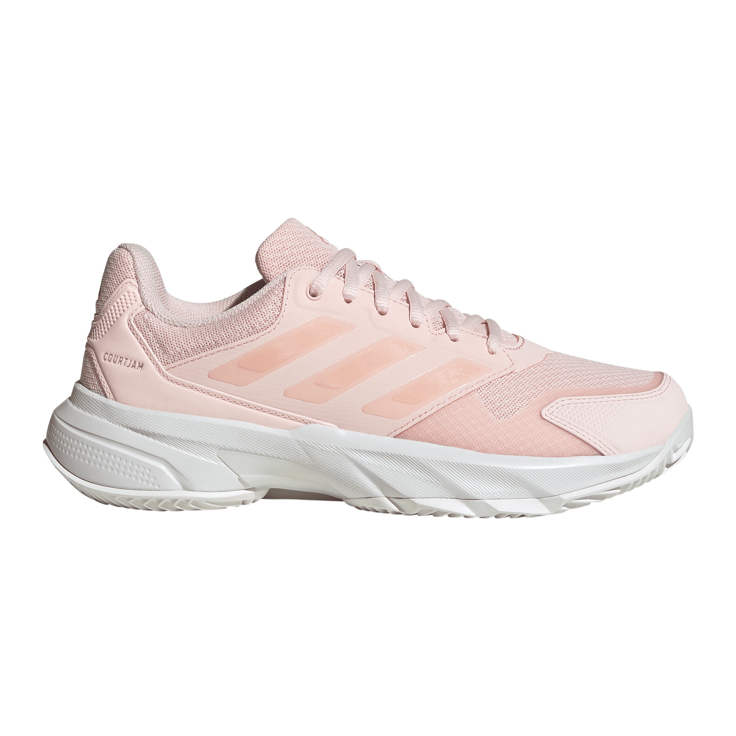 adidas CourtJam Control 3 Gravelschoen Dames - roze, wit