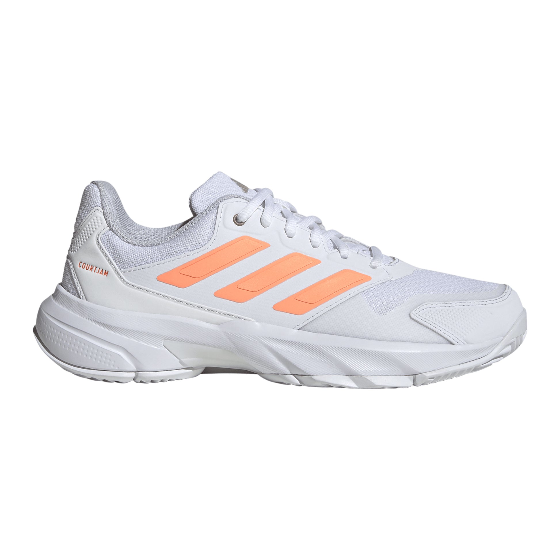 adidas CourtJam Control 3 Chaussures toutes surfaces Femmes - gris clair, abricot