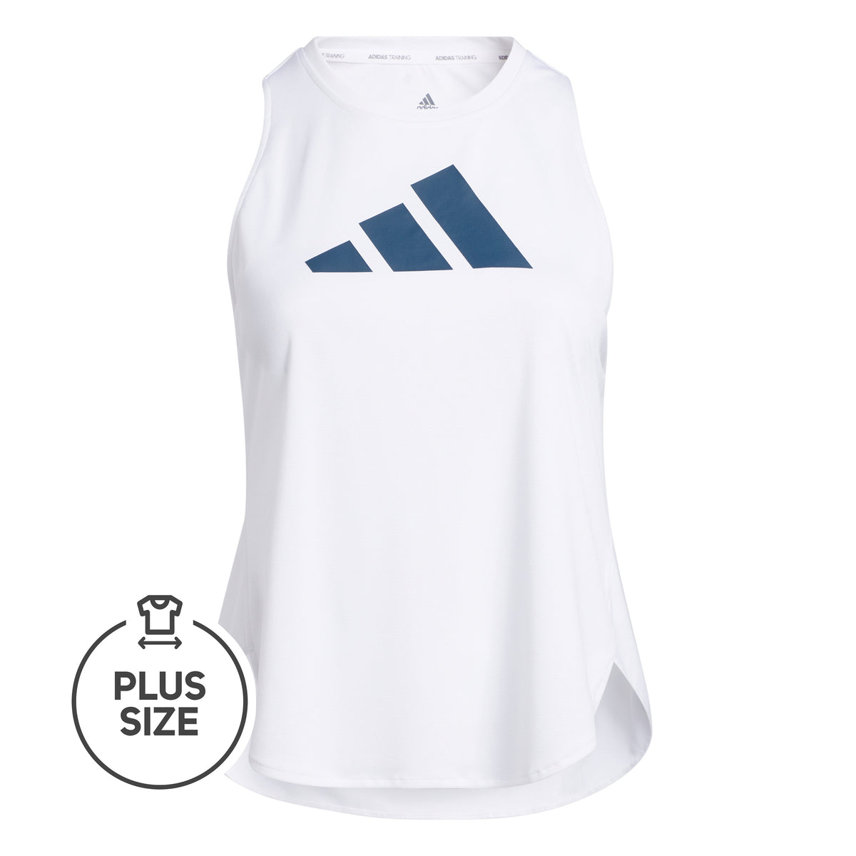 adidas Badge of Sport Logo Plus Size Débardeur tank top Femmes - blanc, bleu