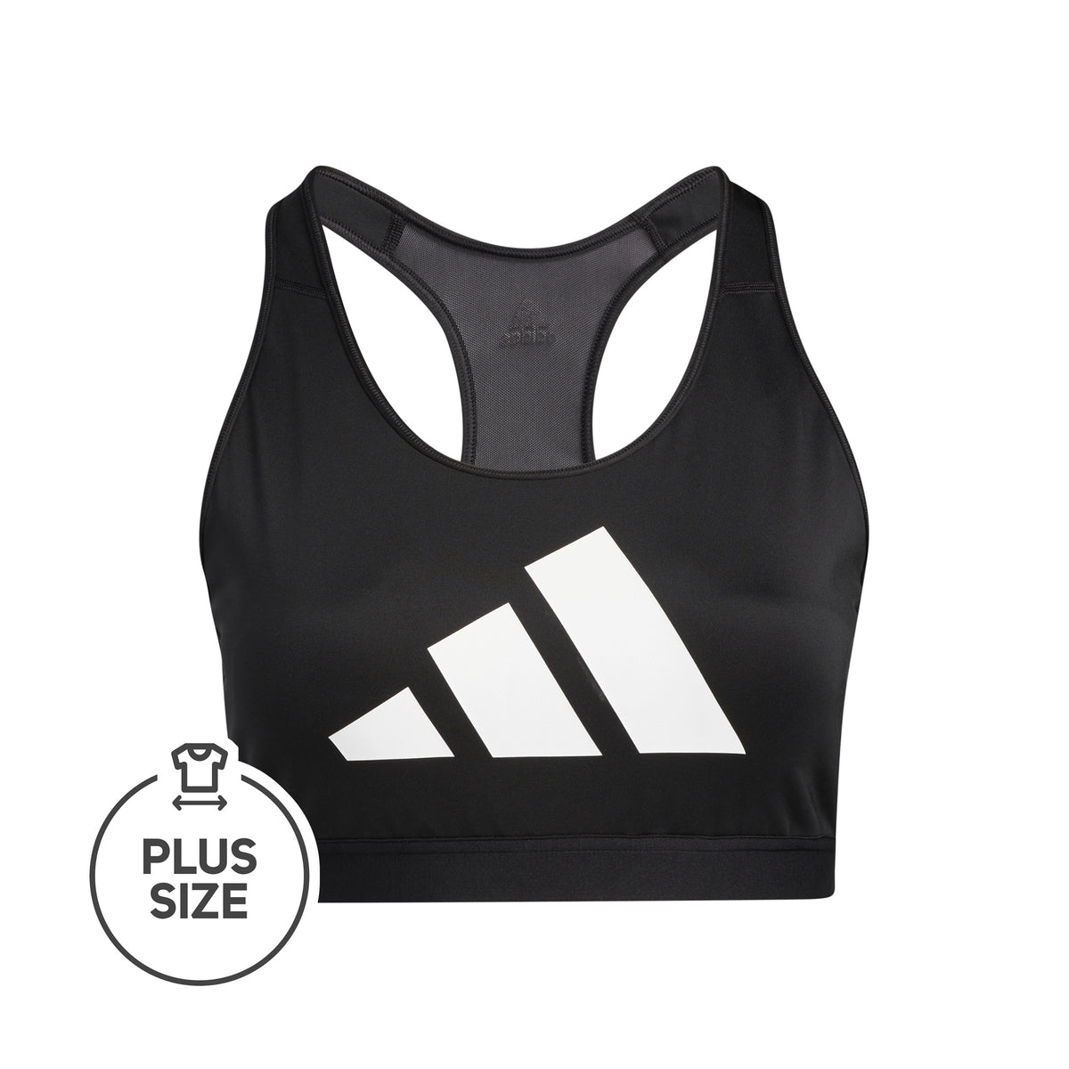 adidas Don´t Rest Plus Size Sport-bh Dames - zwart, wit