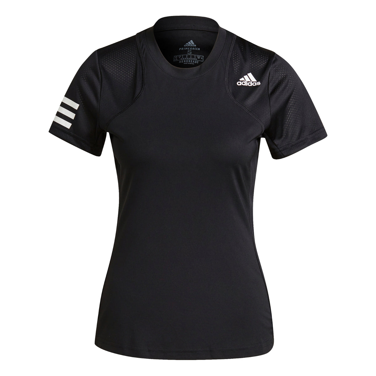 adidas Club T-shirt Dames - zwart, wit