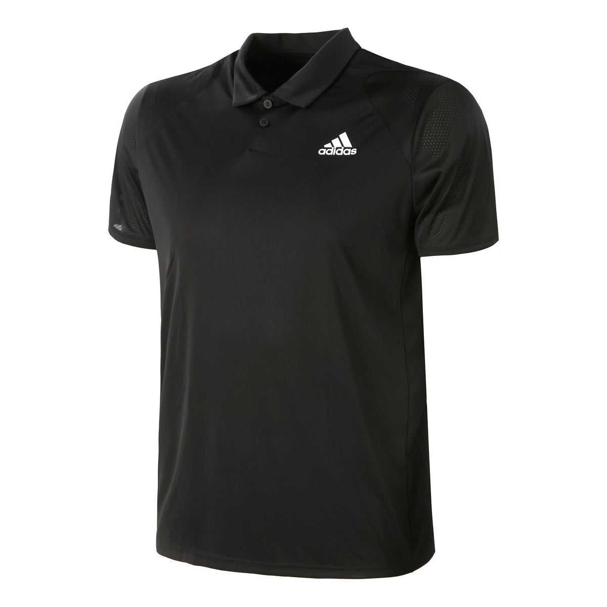adidas Club 3 Stripes Polo Hommes - noir, blanc