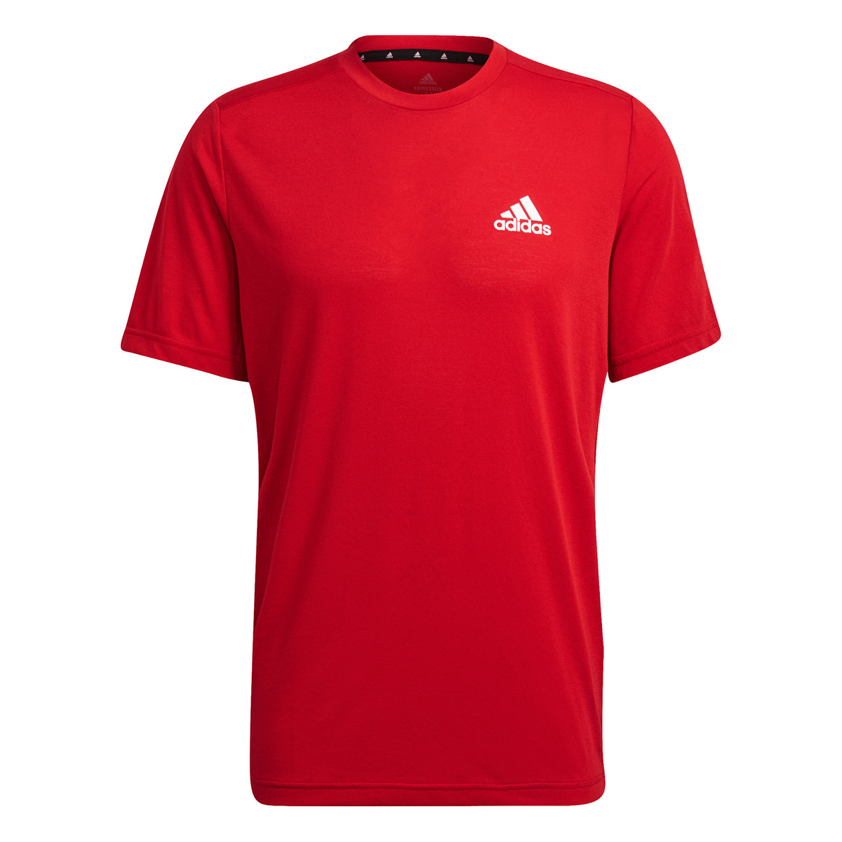 adidas AEROREADY Designed 2 Move Feelready Sport T-shirt Heren - rood, wit