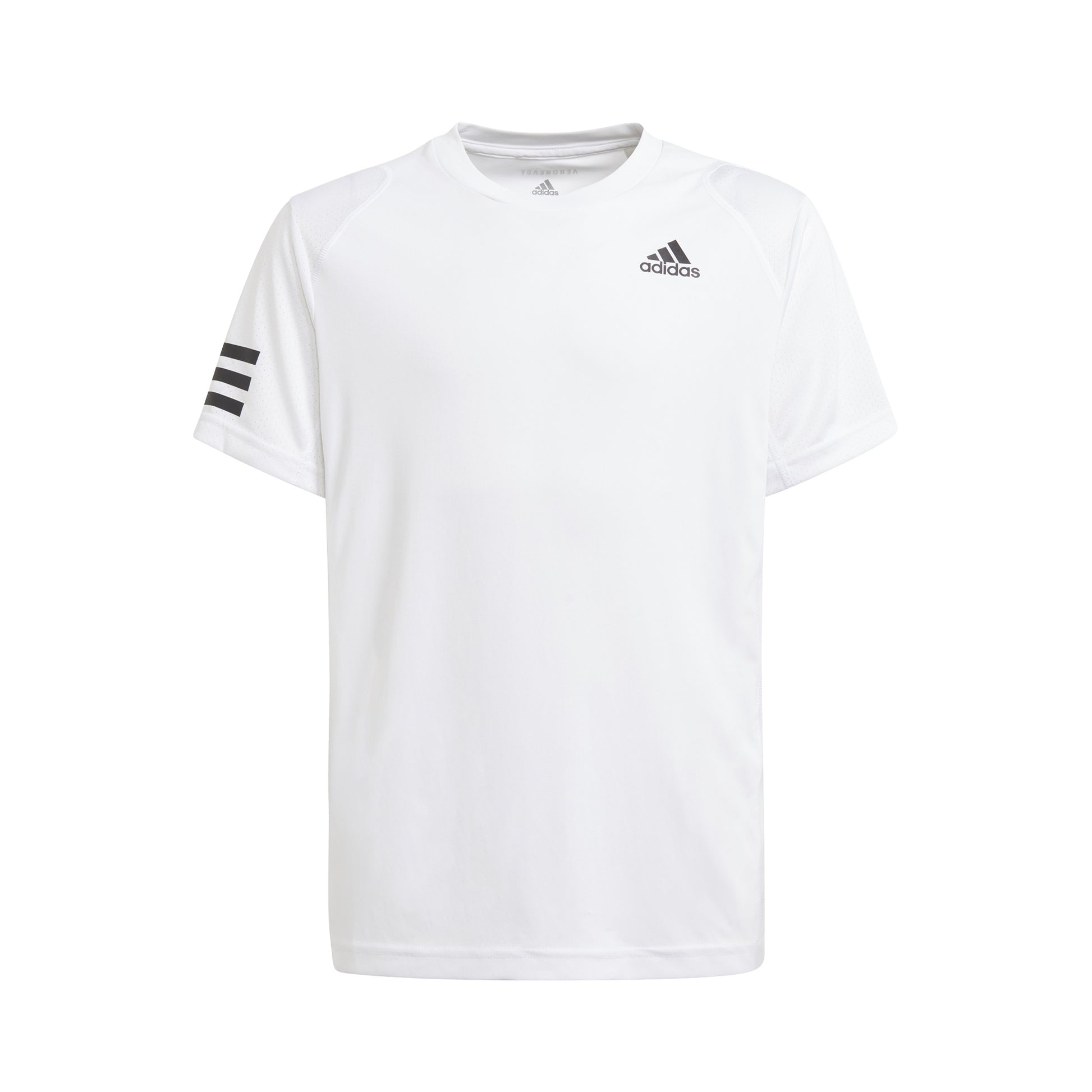 adidas Club 3 Stripes T-shirt Garçons - blanc, noir