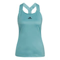 Y- Débardeur tank top Femmes - turquoise, noir