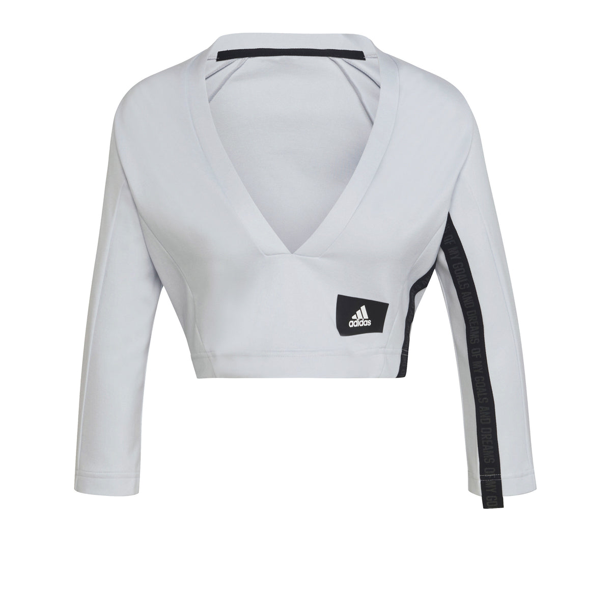 adidas Mission Victory Cropped Haut manches longues Femmes - gris,
