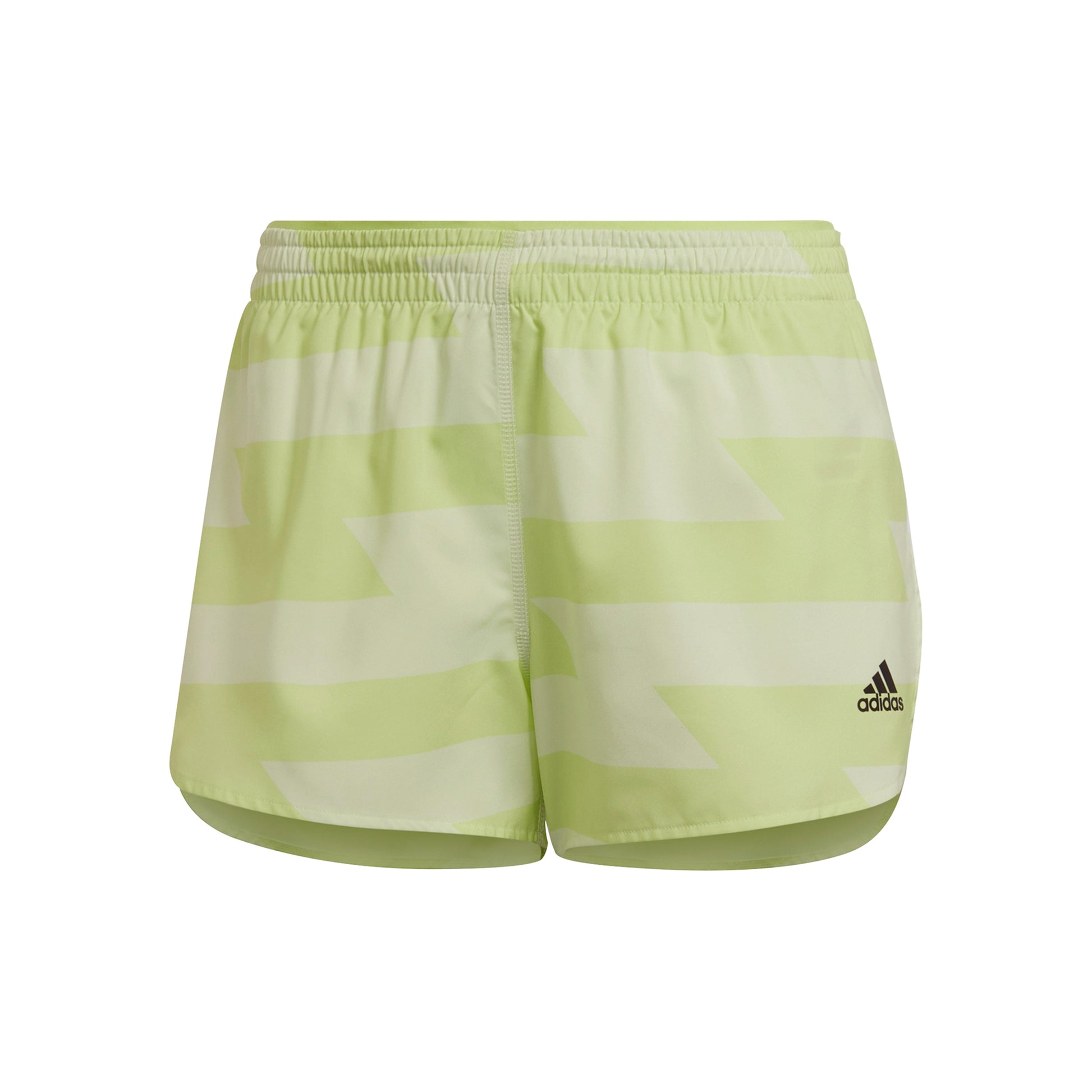 adidas Runfast Split 3in Shorts Dames - limoen,