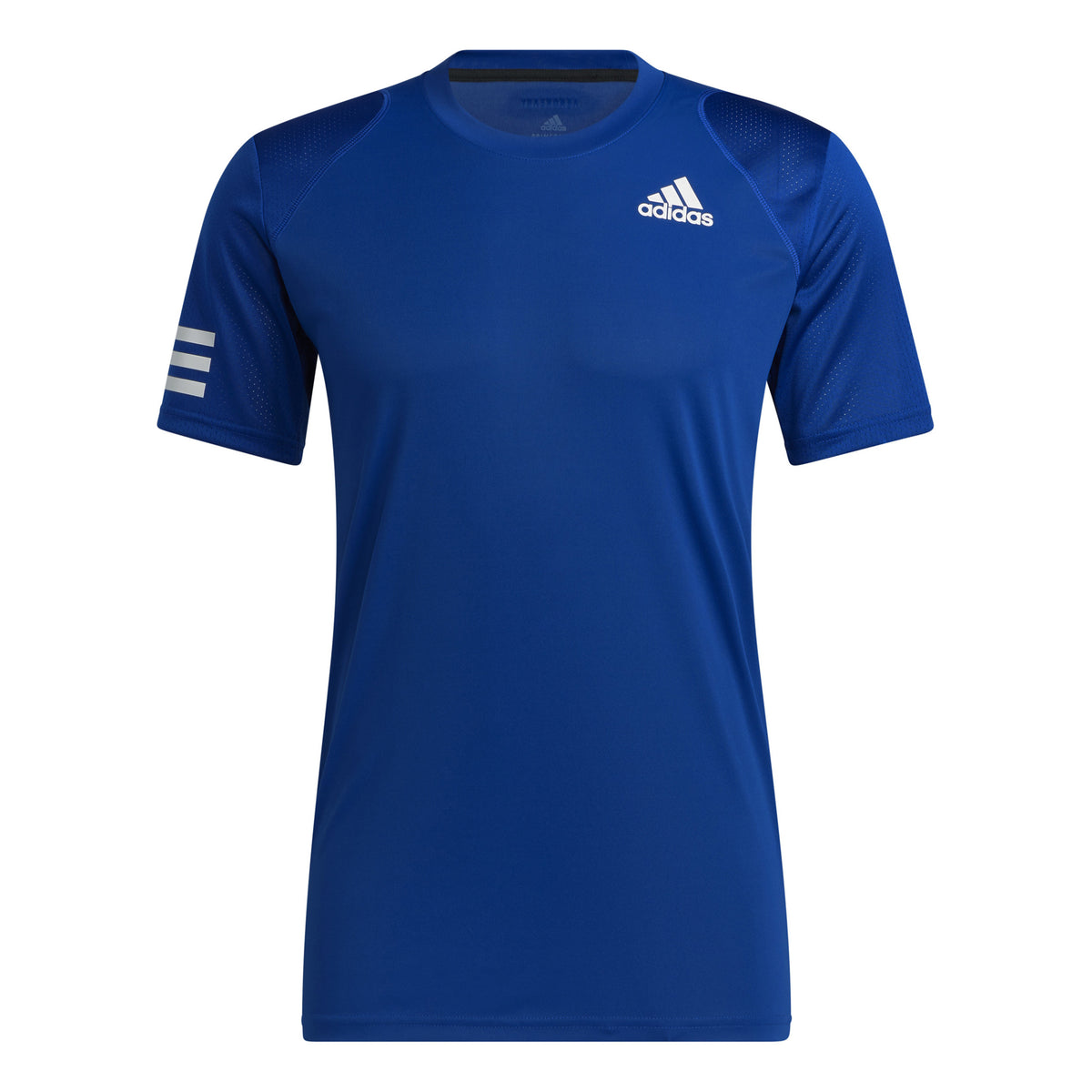 adidas Club 3 Stripes T-shirt Hommes - bleu,
