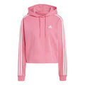 Future Icon 3 Stripes Full-Zip Sweat à capuche Femmes - rosé, blanc
