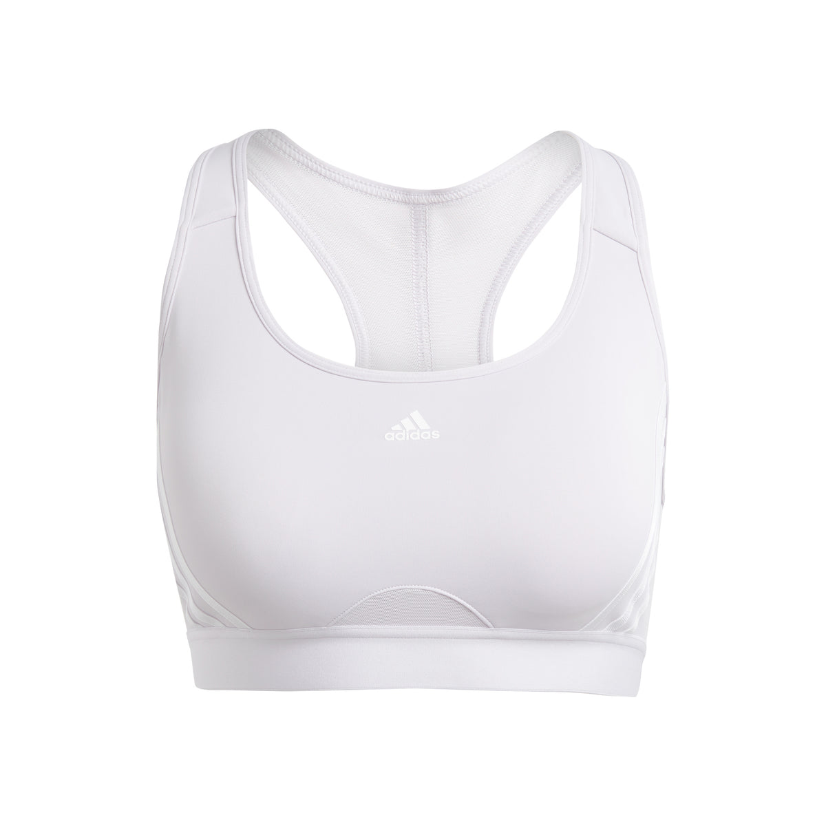 adidas Powerreact Medium Support 3 Sport-bh Dames - roze, wit