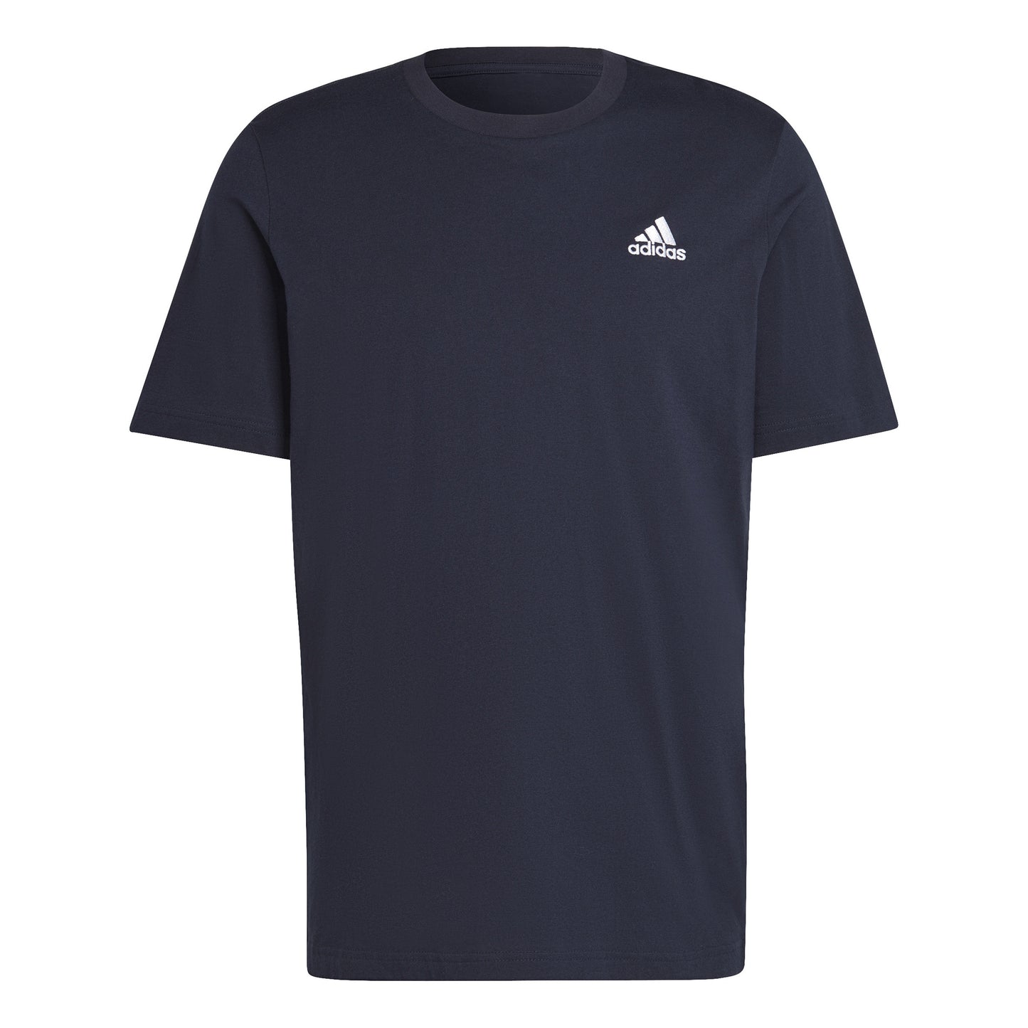 adidas Essentials Single Jersey Embroidered Small Logo T-shirt Heren-Donkerblauw