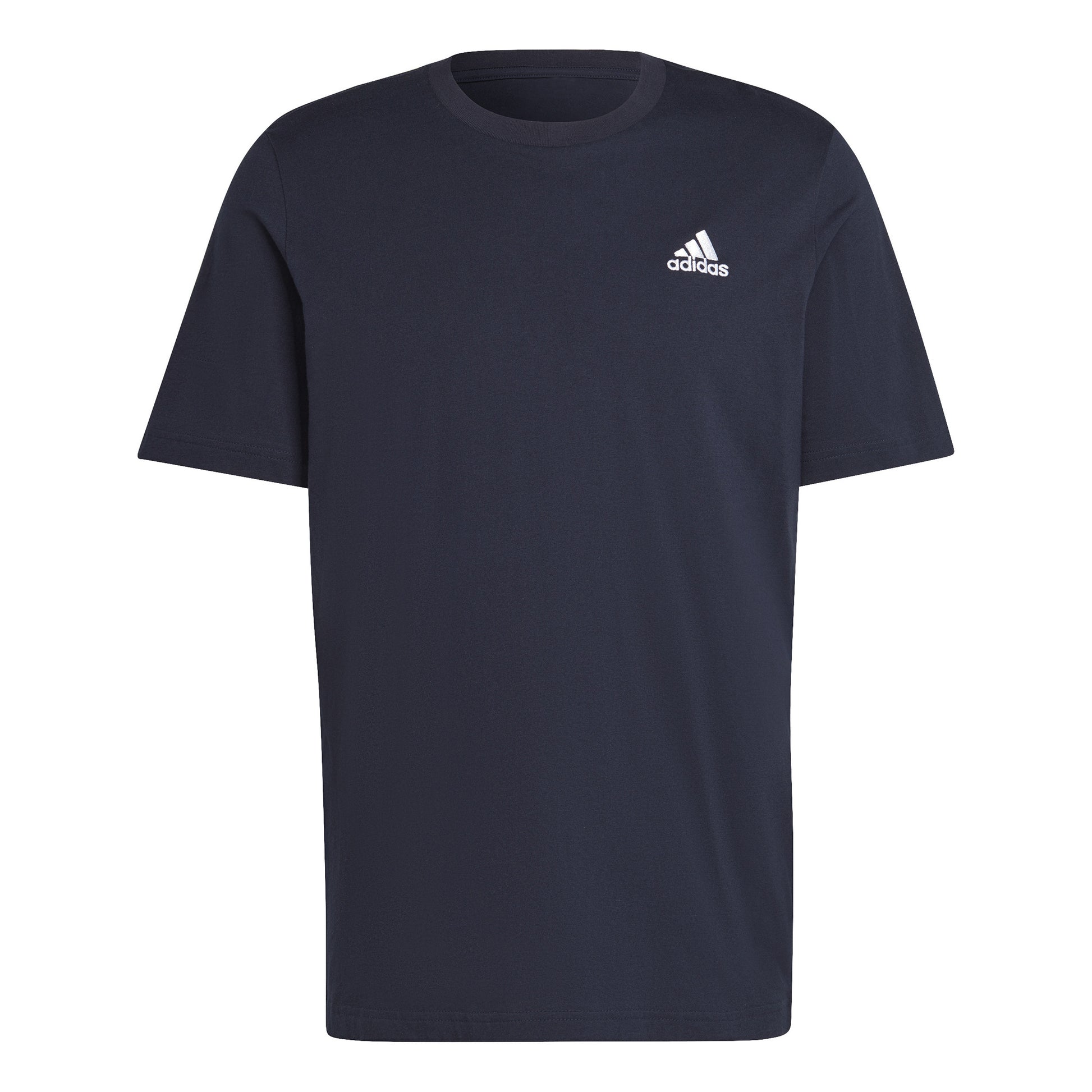 adidas Essentials Single Jersey Embroidered Small Logo T-shirt Heren-Donkerblauw