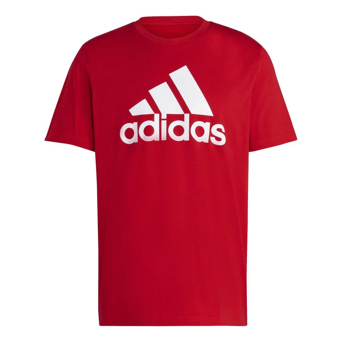 adidas Big Logo Single Jersey T-shirt Heren - rood, wit