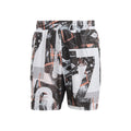 Graphic Shorts Hommes - blanc, multicouleur