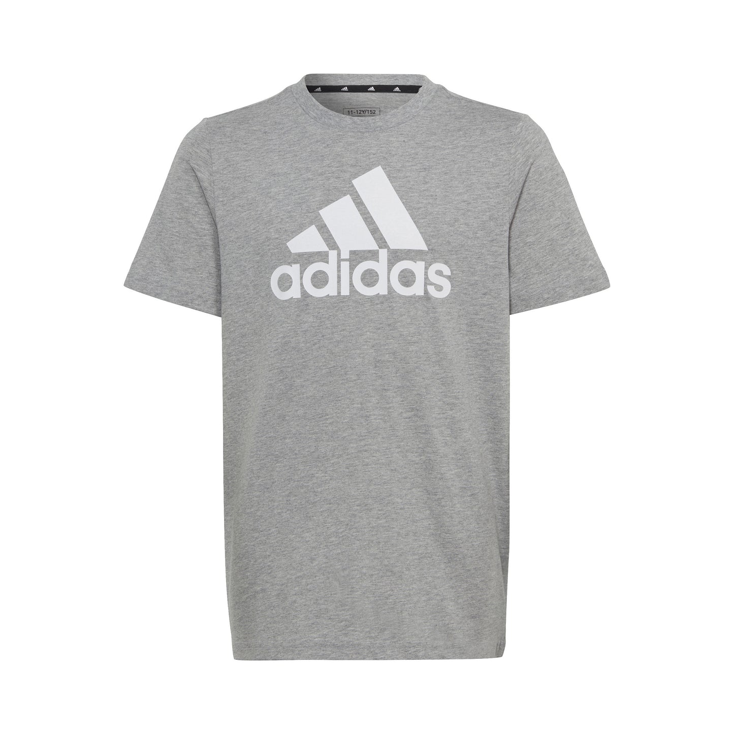 adidas Big Logo T-shirt Garçons - gris clair, blanc