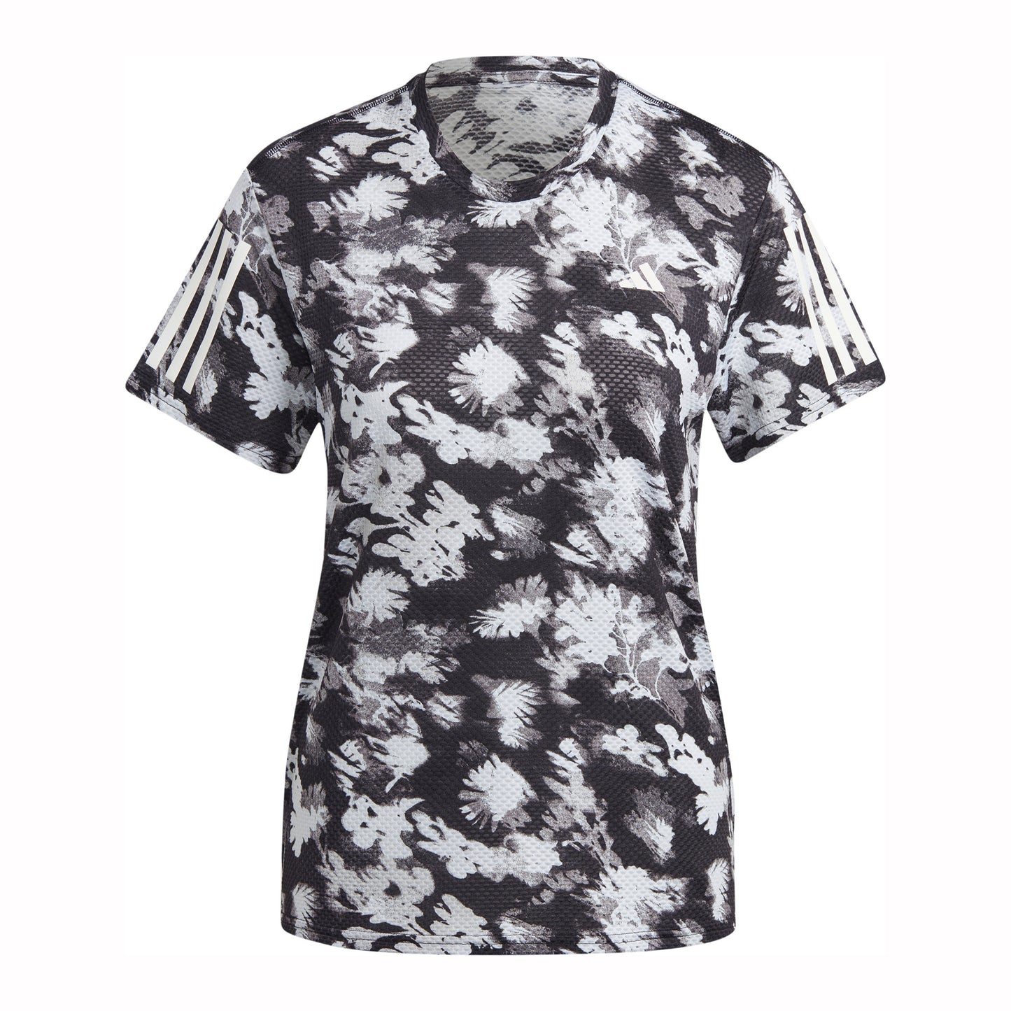 adidas Own The Run Cooler Hardloopshirt Dames - grijs, zwart