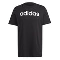 LIN Singel Jersey T-shirt Heren - zwart, wit